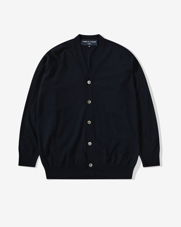 Comme des Garçons Homme - Men
s Wool Cardigan - (Navy)