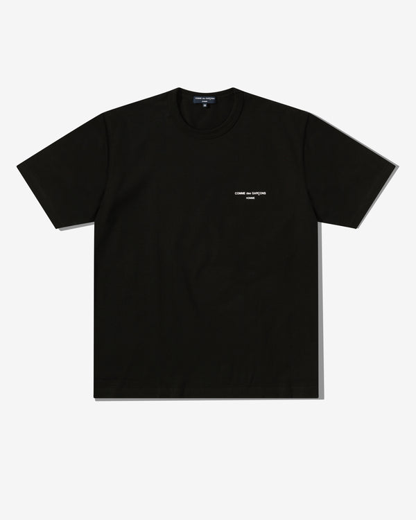 Comme des Garçons Homme - Men
s Logo T-Shirt - (Black)