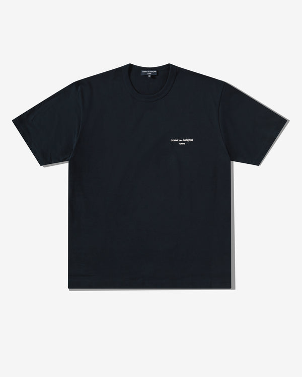 Comme des Garçons Homme - Men
s Logo T-Shirt - (Navy)