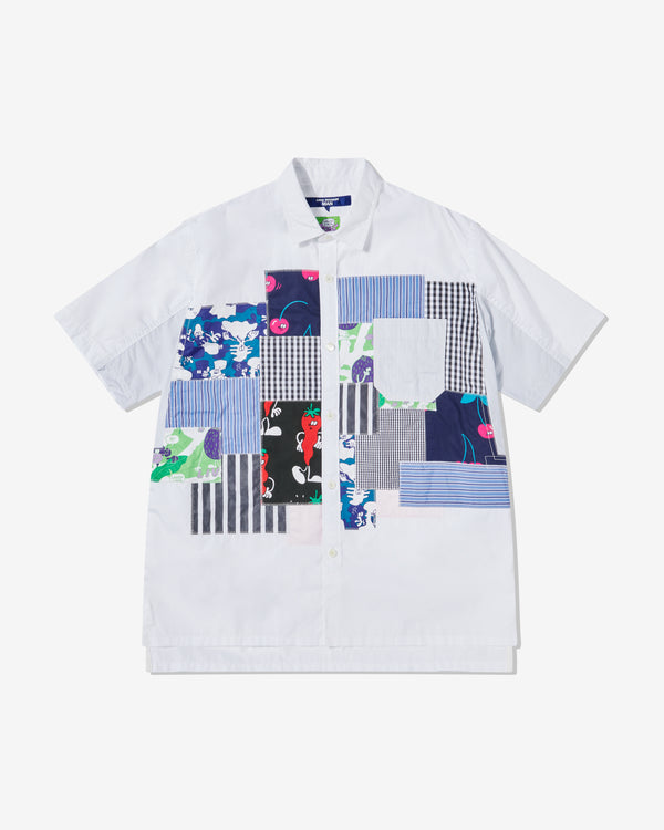 Junya Watanabe MAN - Lousy Livin Men
s Patchwork Shirt - (White)