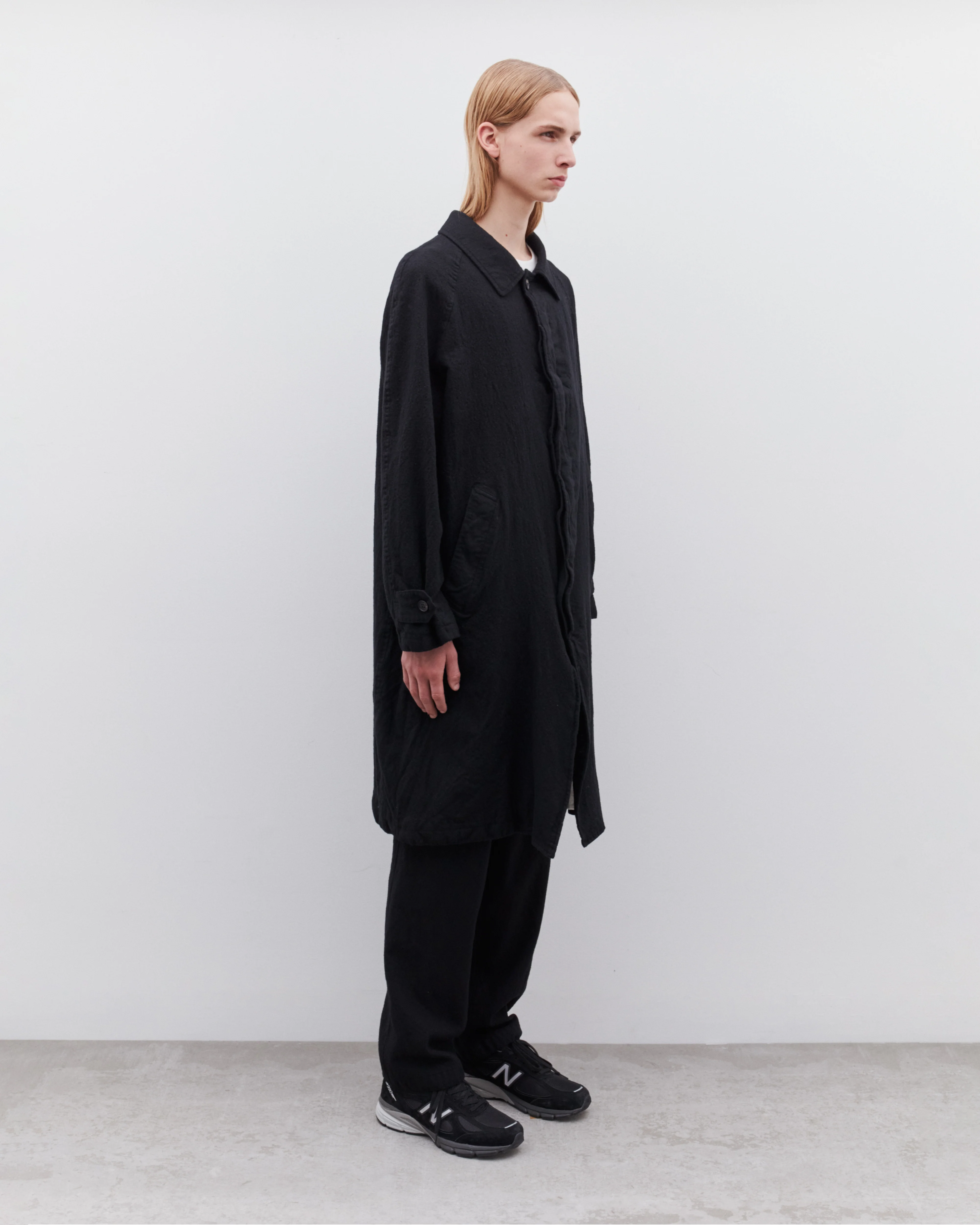 CDG Homme - Men's Wool Mac Coat - (Black)