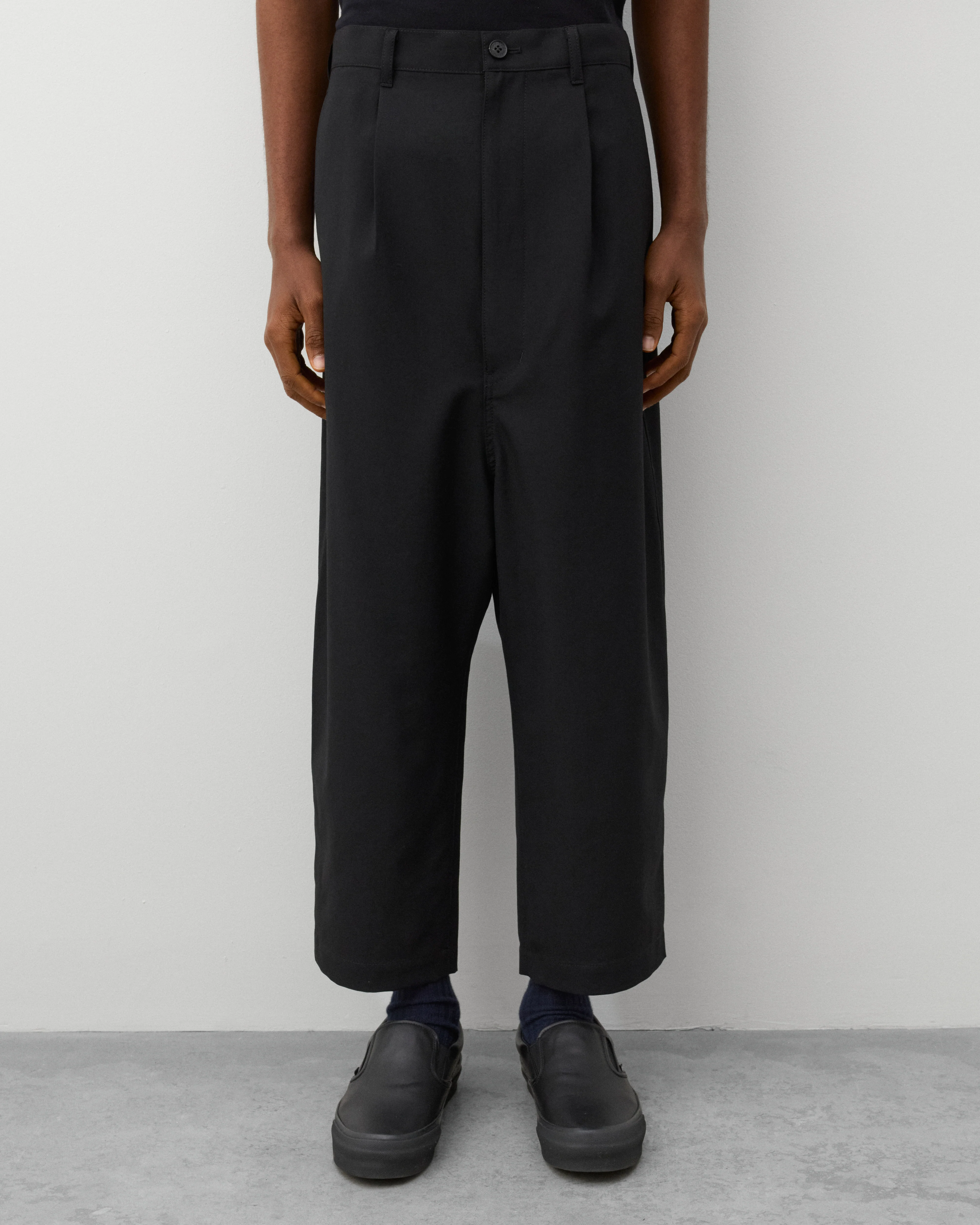 CDG Homme - Men's Wool Trousers - (Black)