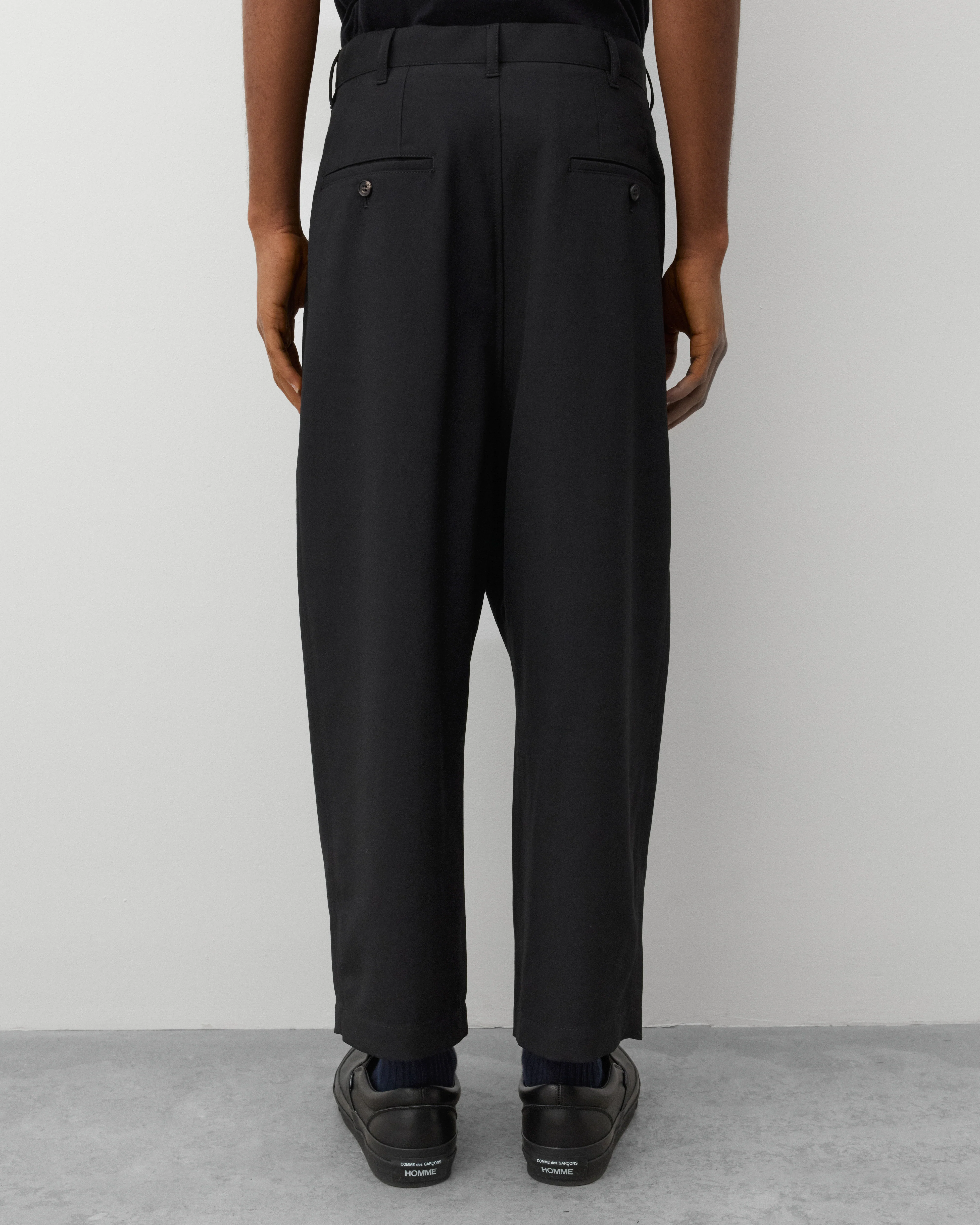 CDG Homme - Men's Wool Trousers - (Black)