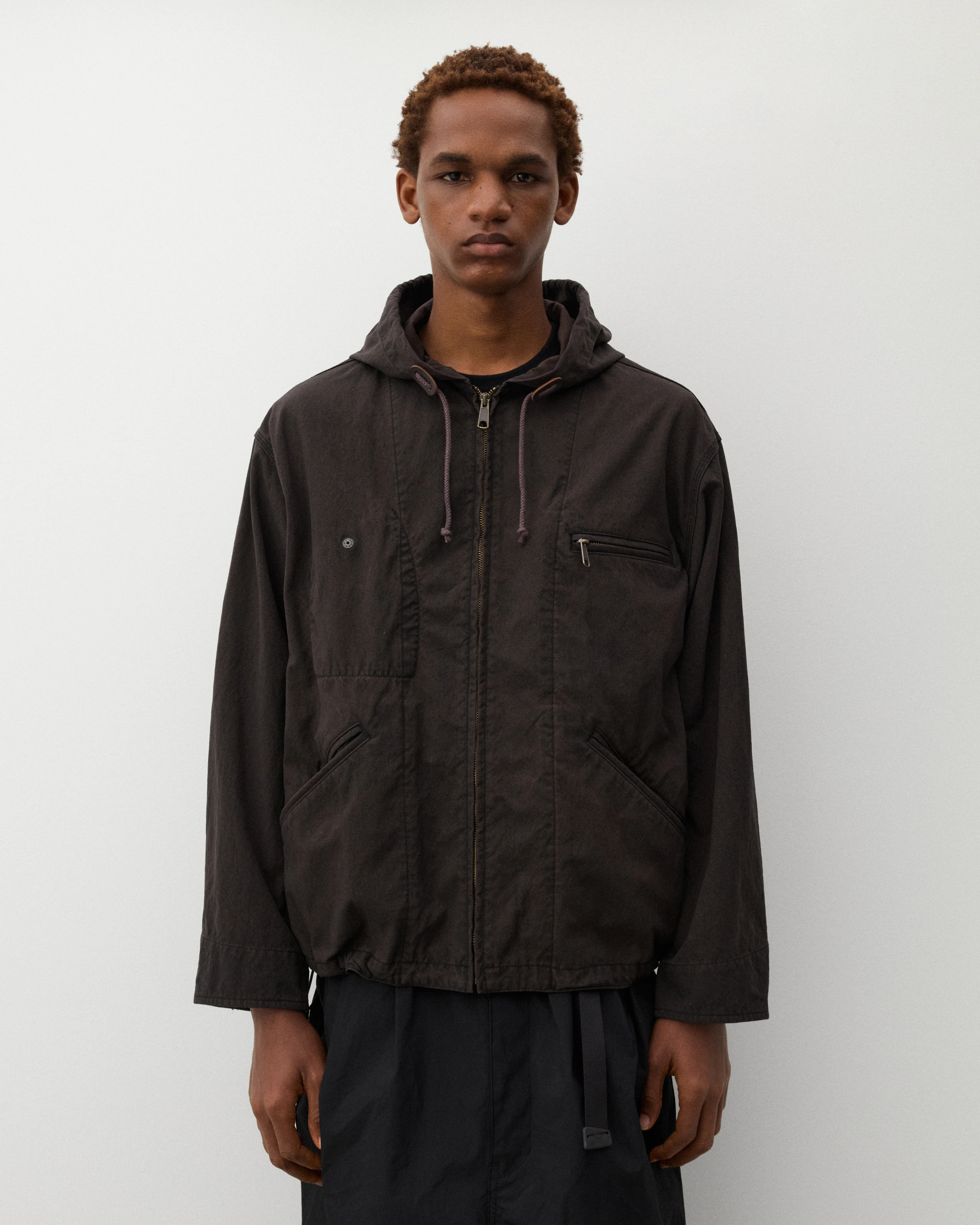 CDG Homme - Men's Hooded Workwear Jacket - (Brown)