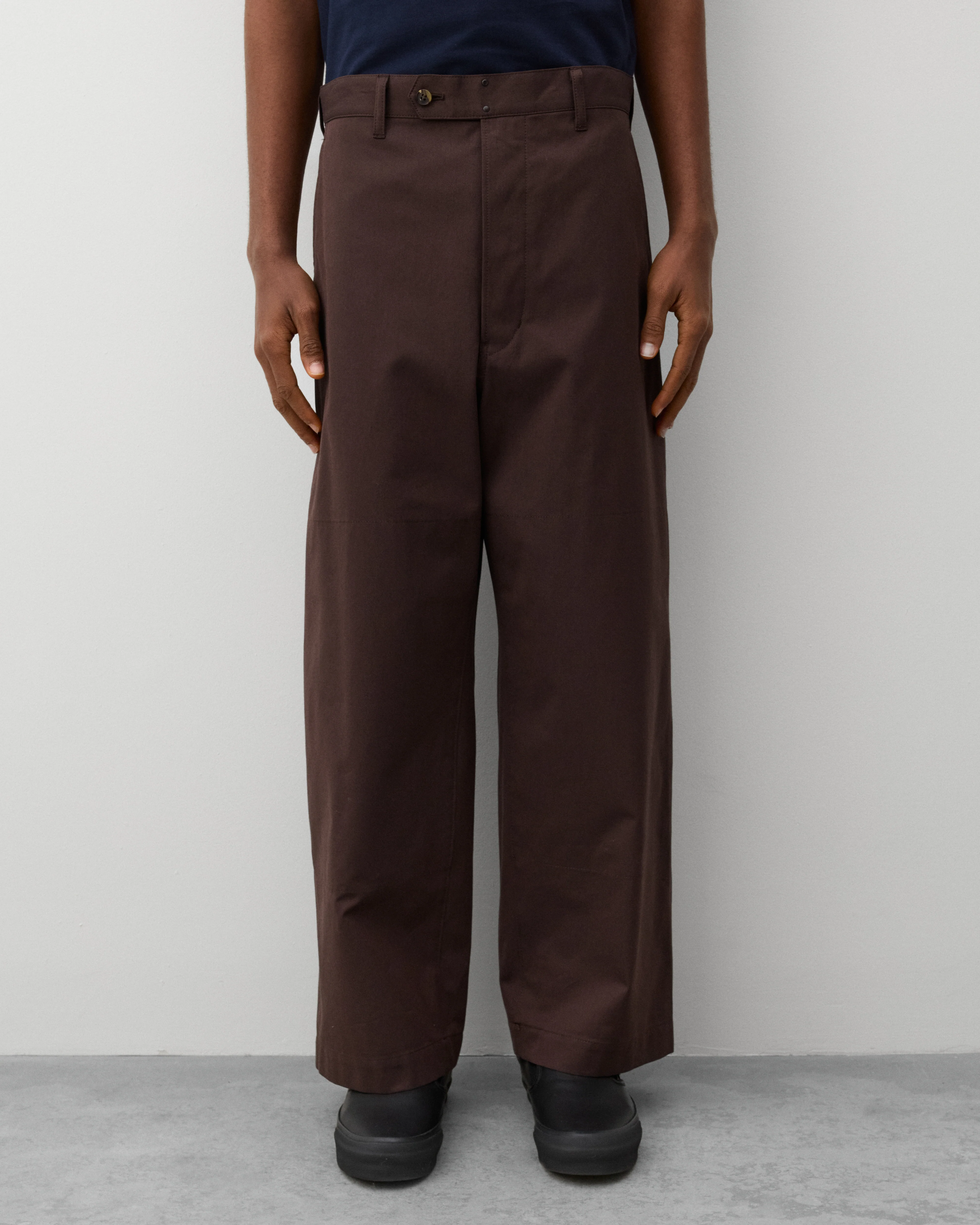 CDG Homme - Men's Panelled Trousers - (Brown)