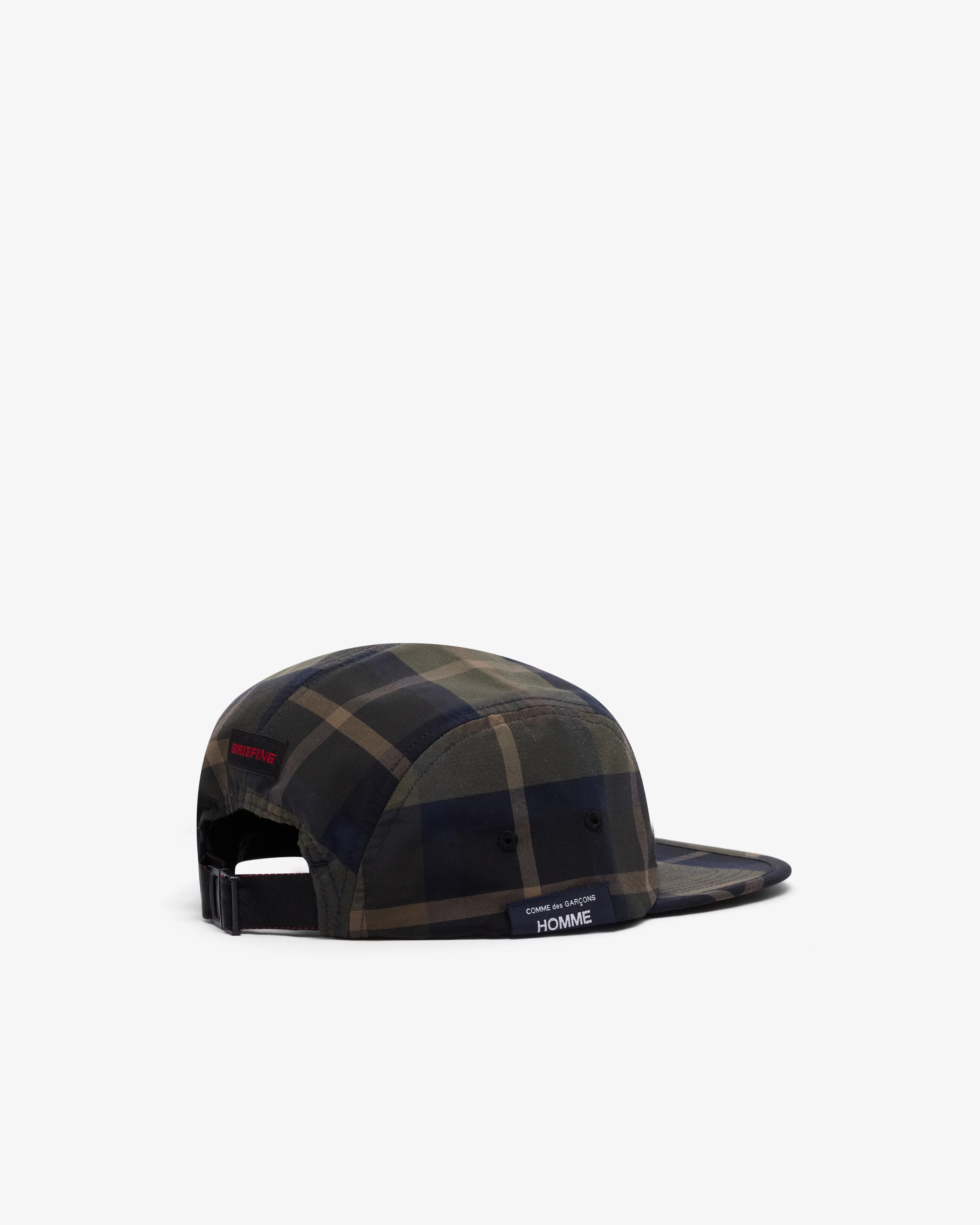 CDG Homme - Men's Check 5 Panel Cap - (Green)