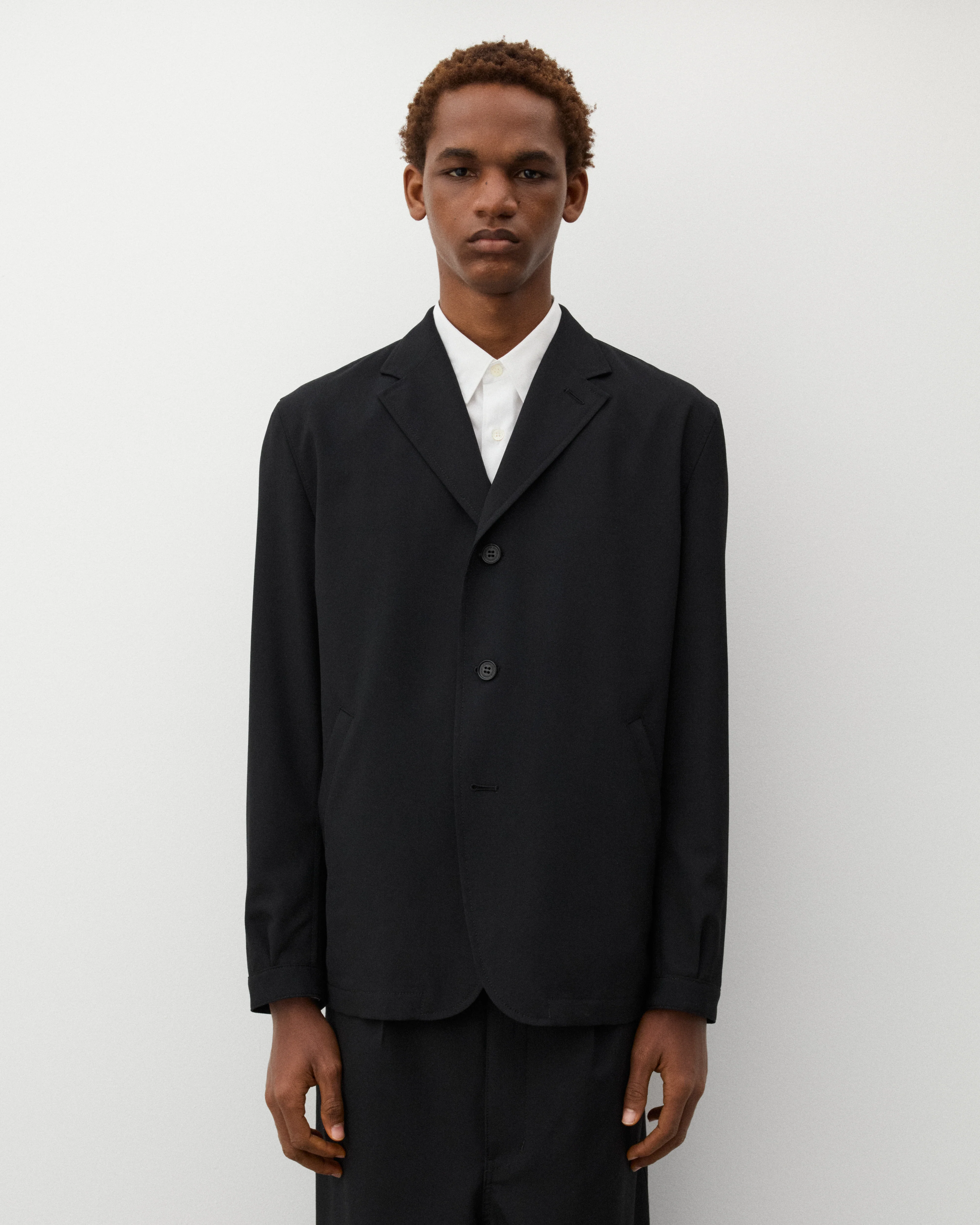 CDG Homme - Men's Wool Gabardine Sports Jacket - (Black)