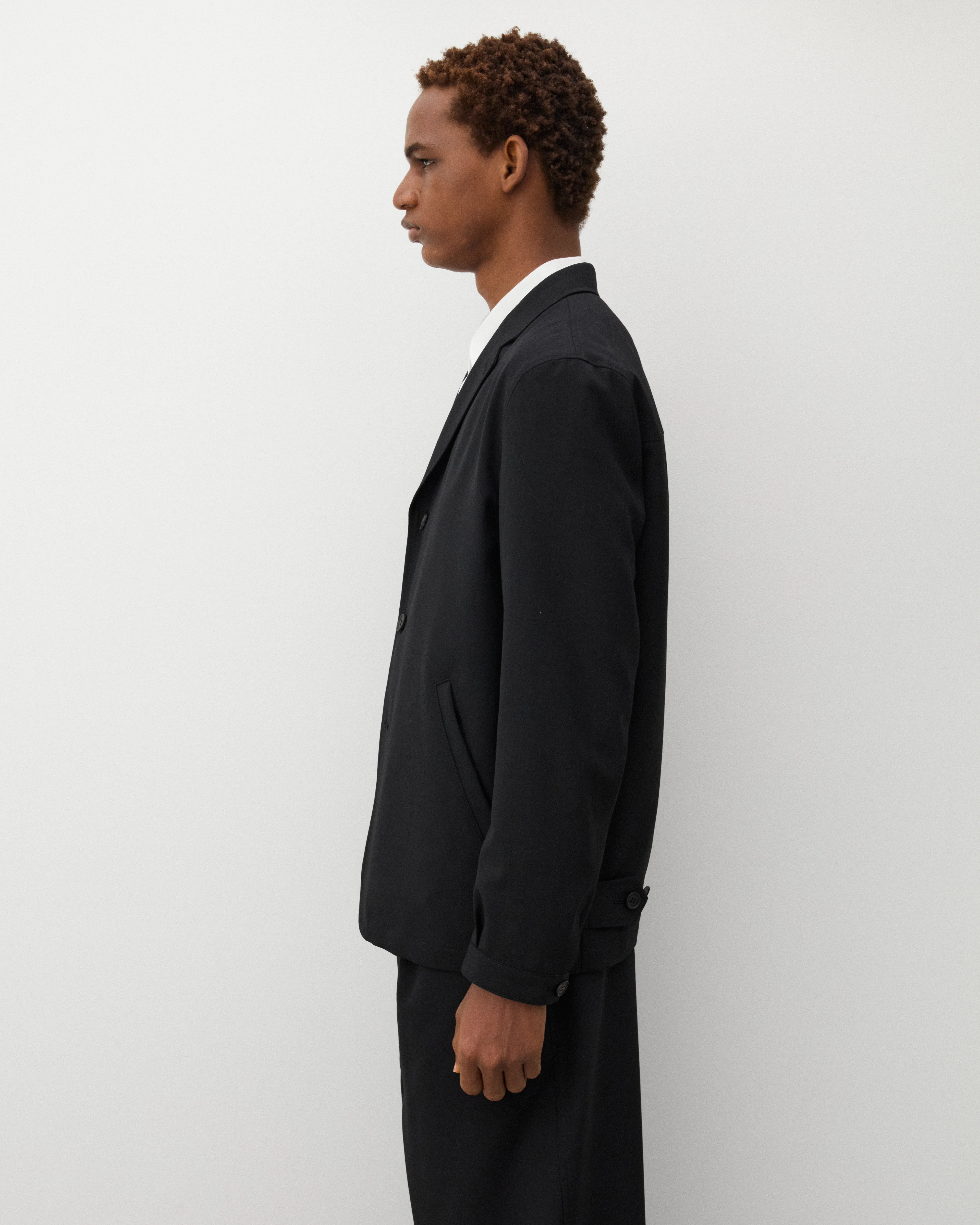 CDG Homme - Men's Wool Gabardine Sports Jacket - (Black)
