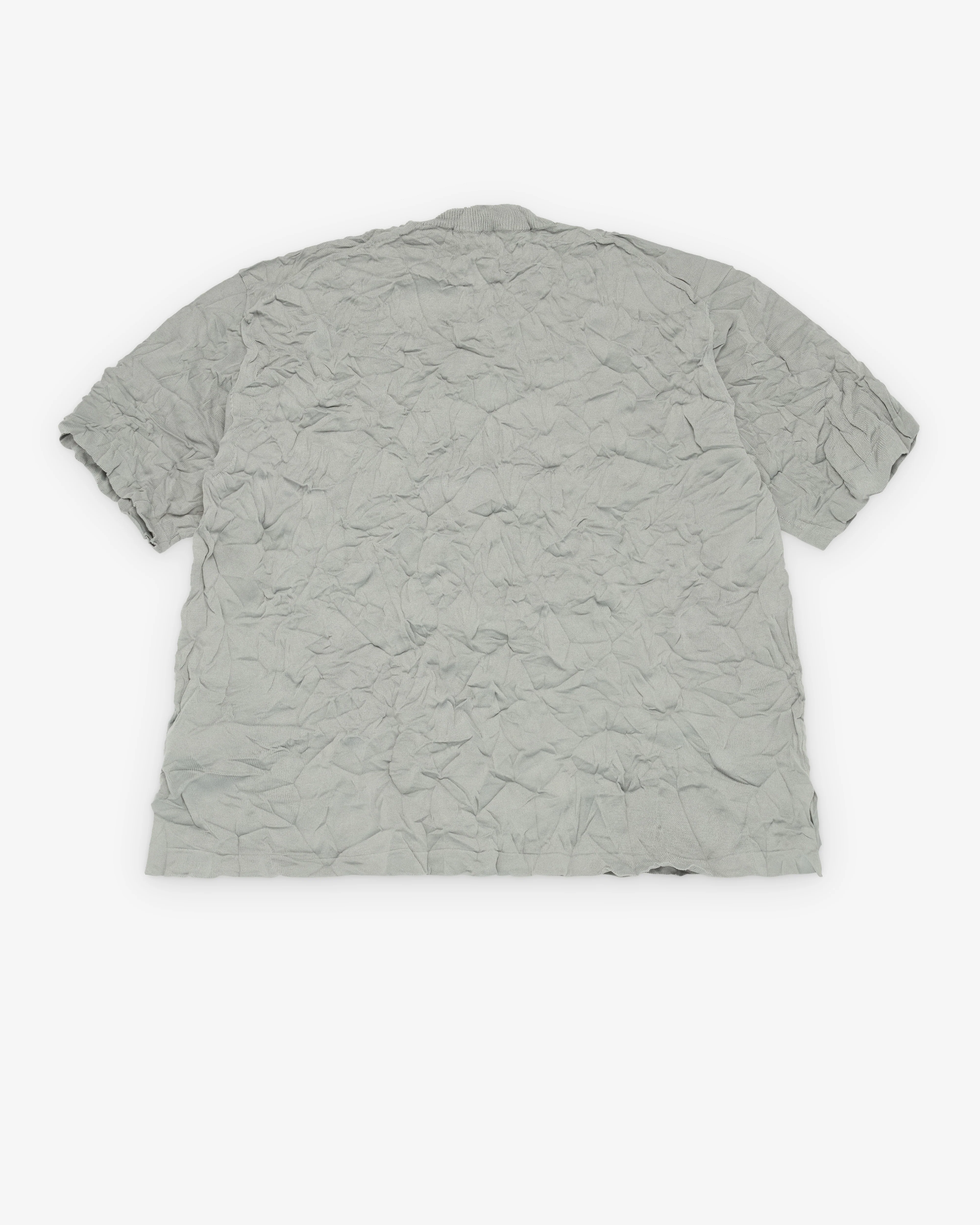 CDG Homme - Men's Crinkled Sweater - (Grey)