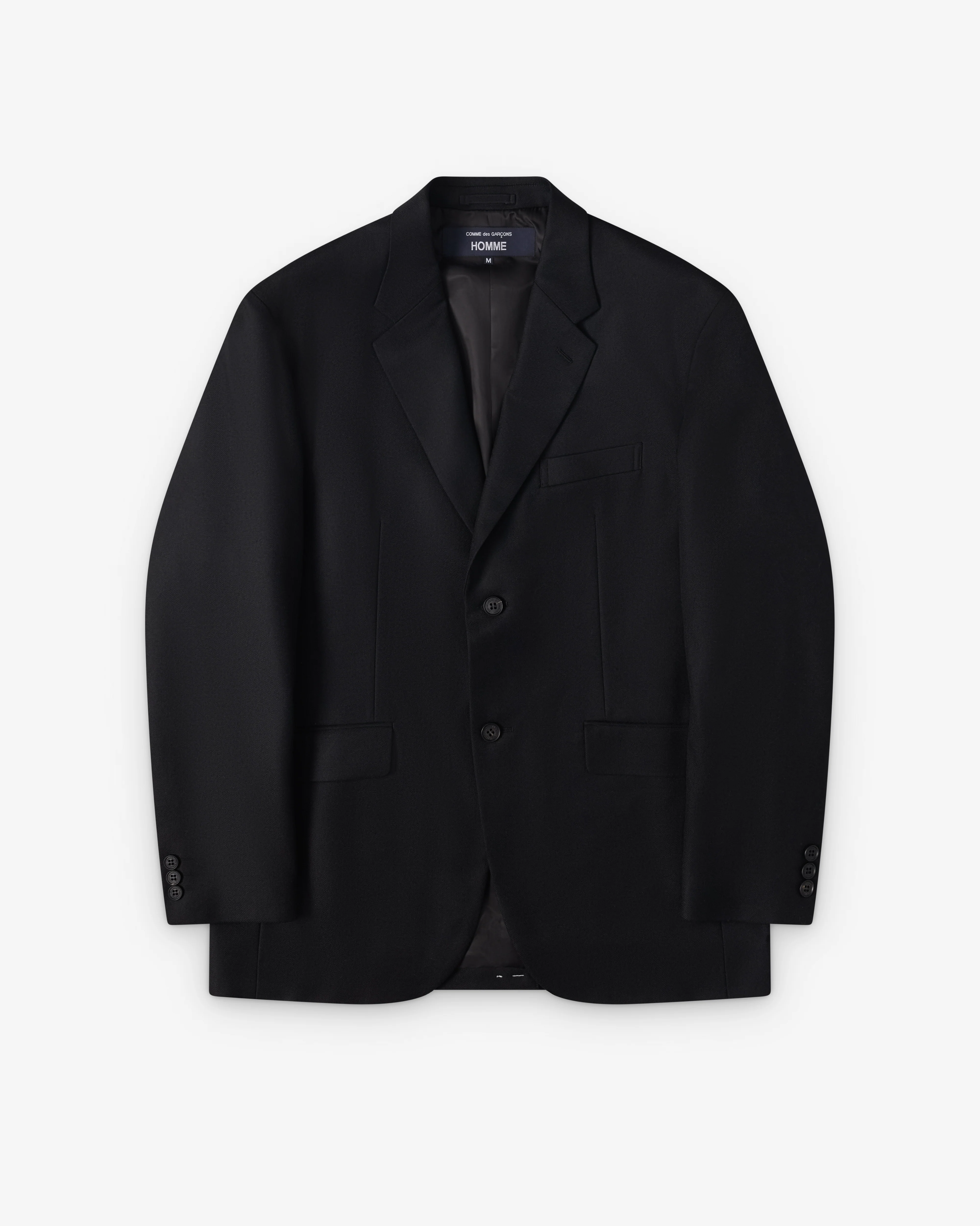 CDG Homme - Men's Tailored Wool Blazer - (Black)