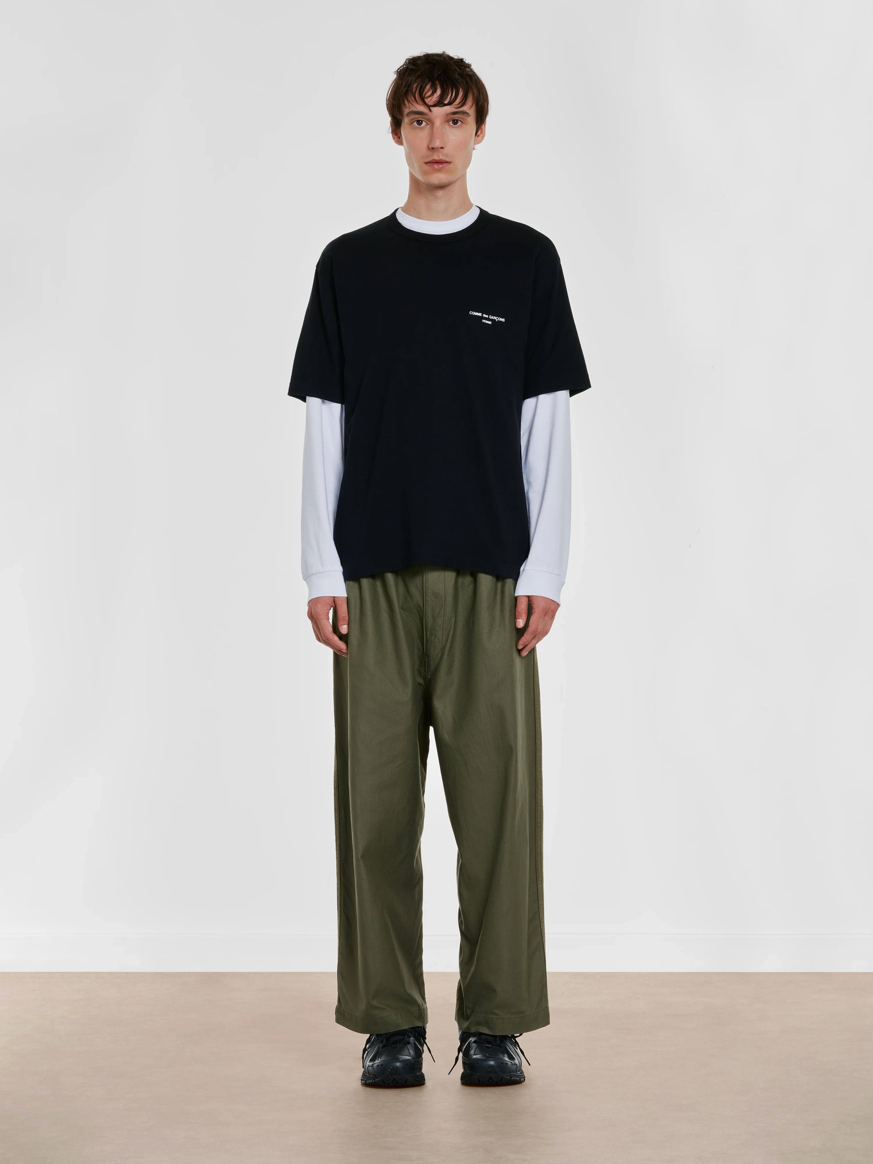 CDG Homme - Men's Logo T-Shirt - (Black)