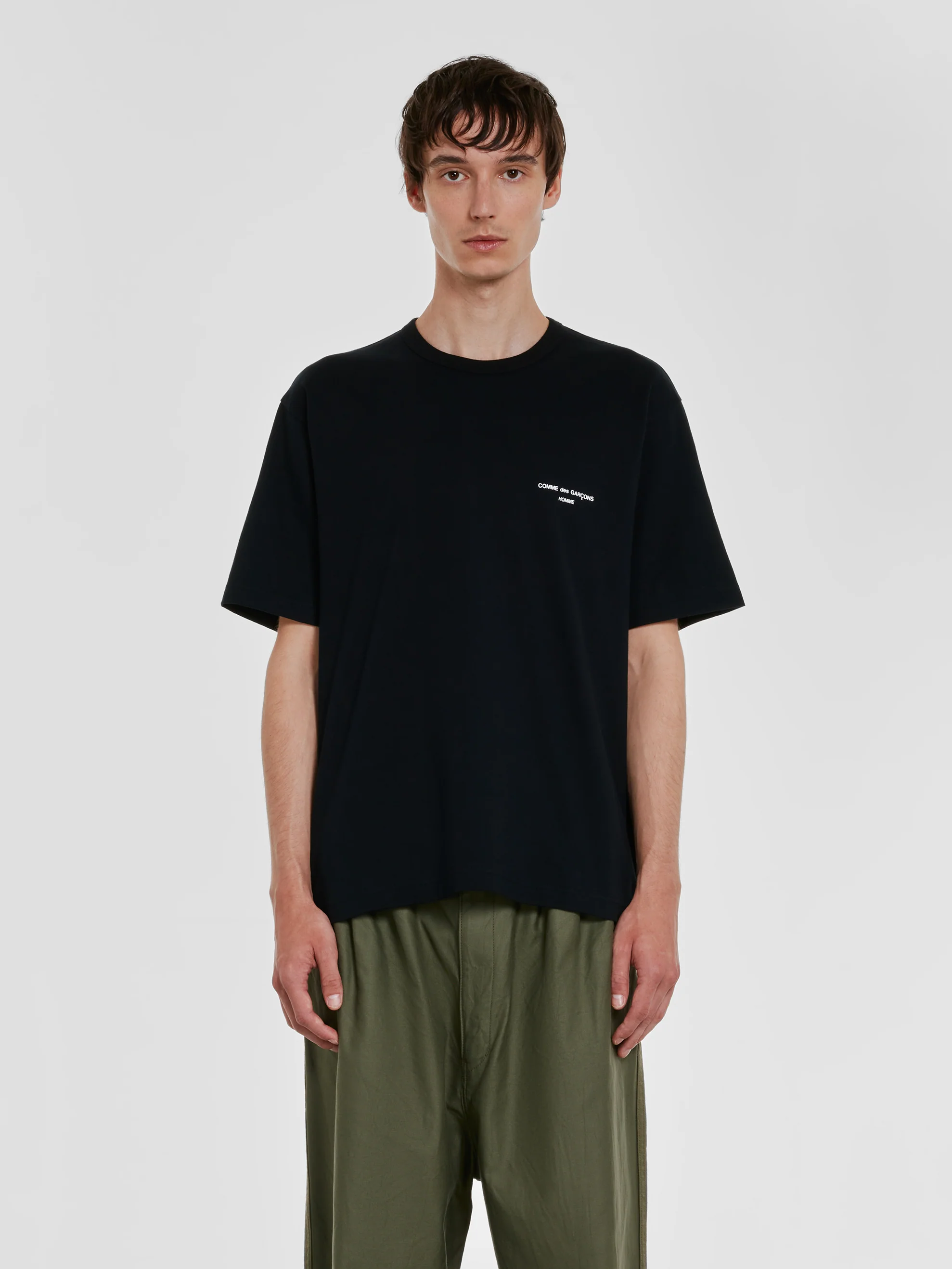CDG Homme - Men's Logo T-Shirt - (Black)