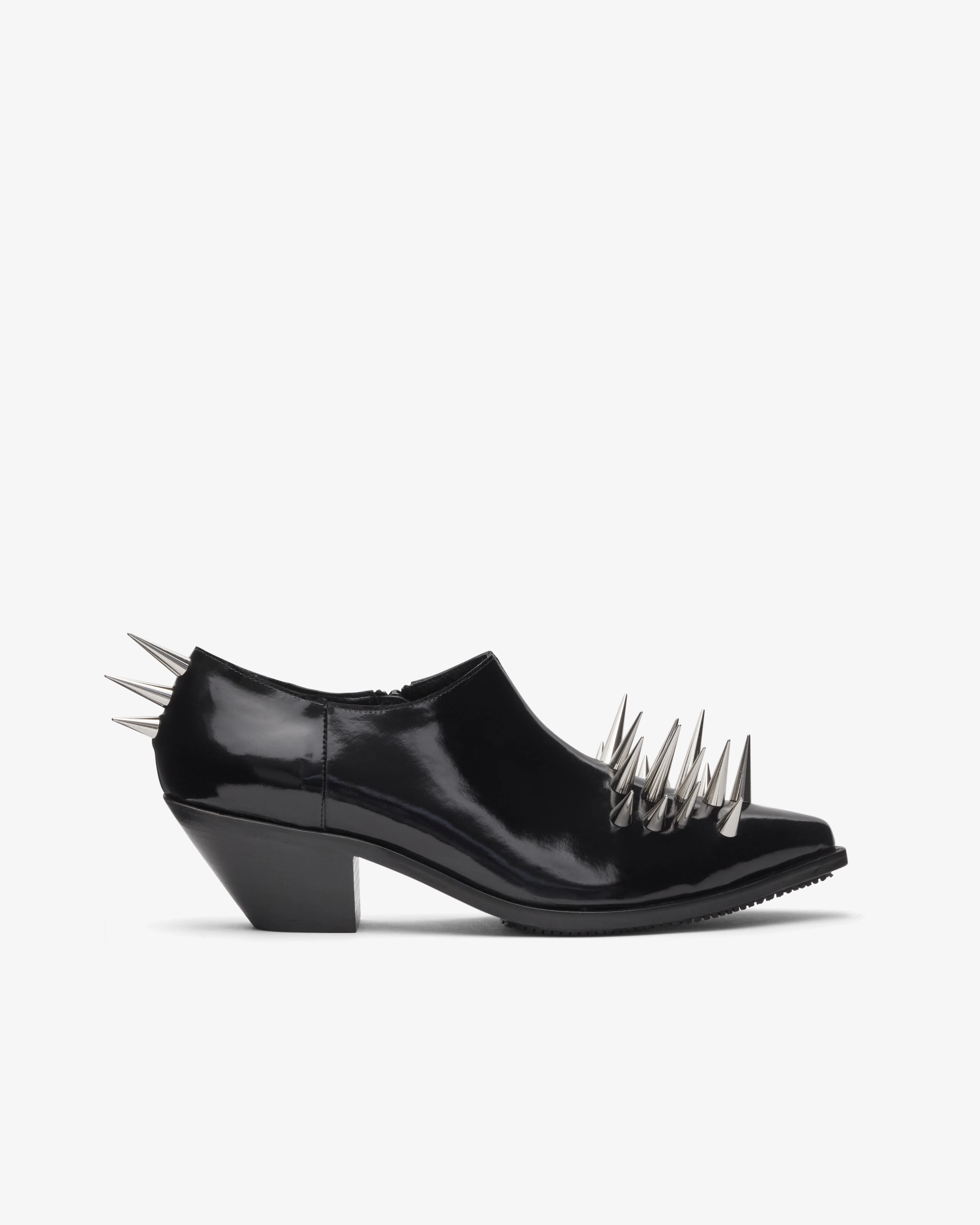 Junya Watanabe - Women's Spiked Leather Shoes - (Black)