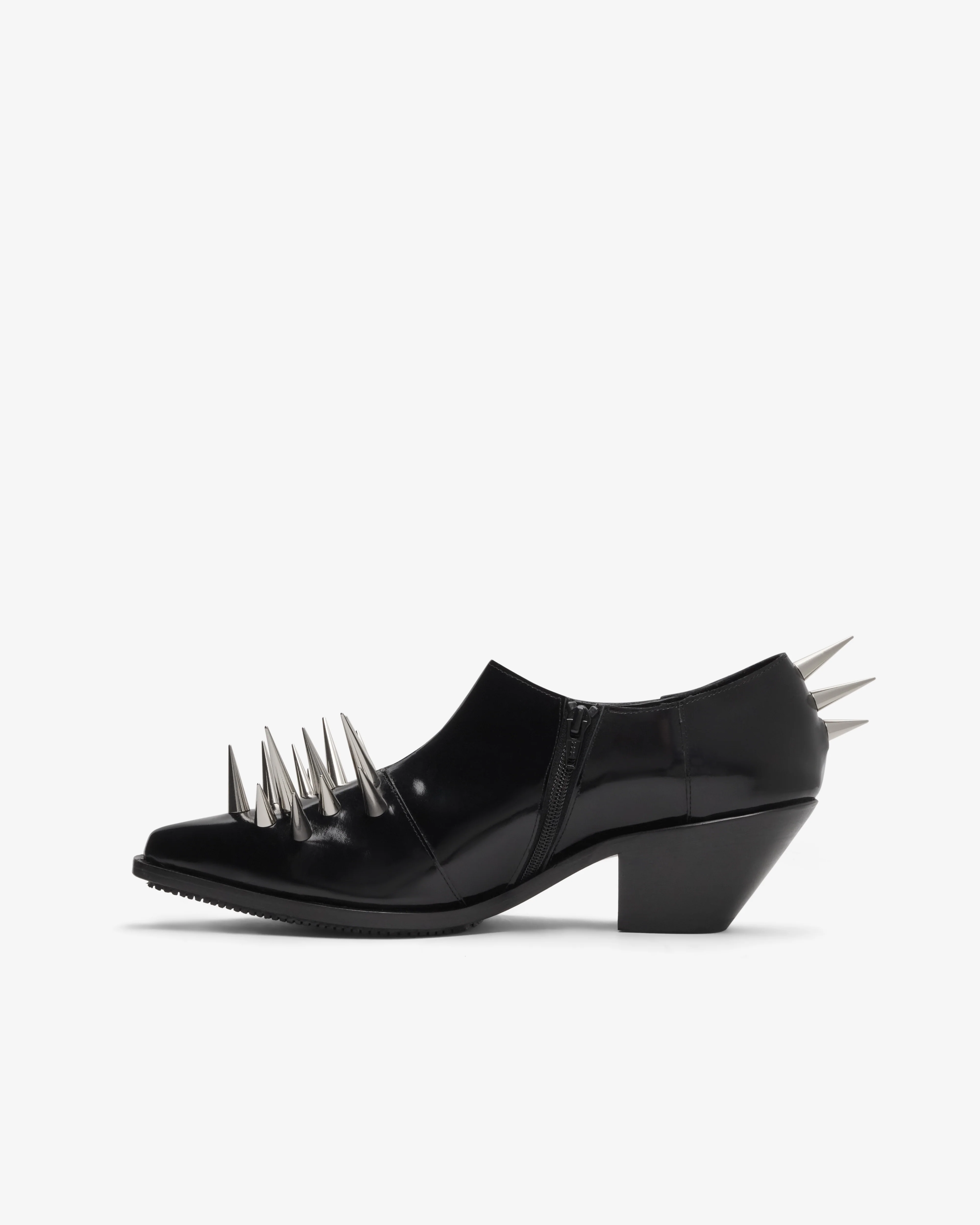 Junya Watanabe - Women's Spiked Leather Shoes - (Black)