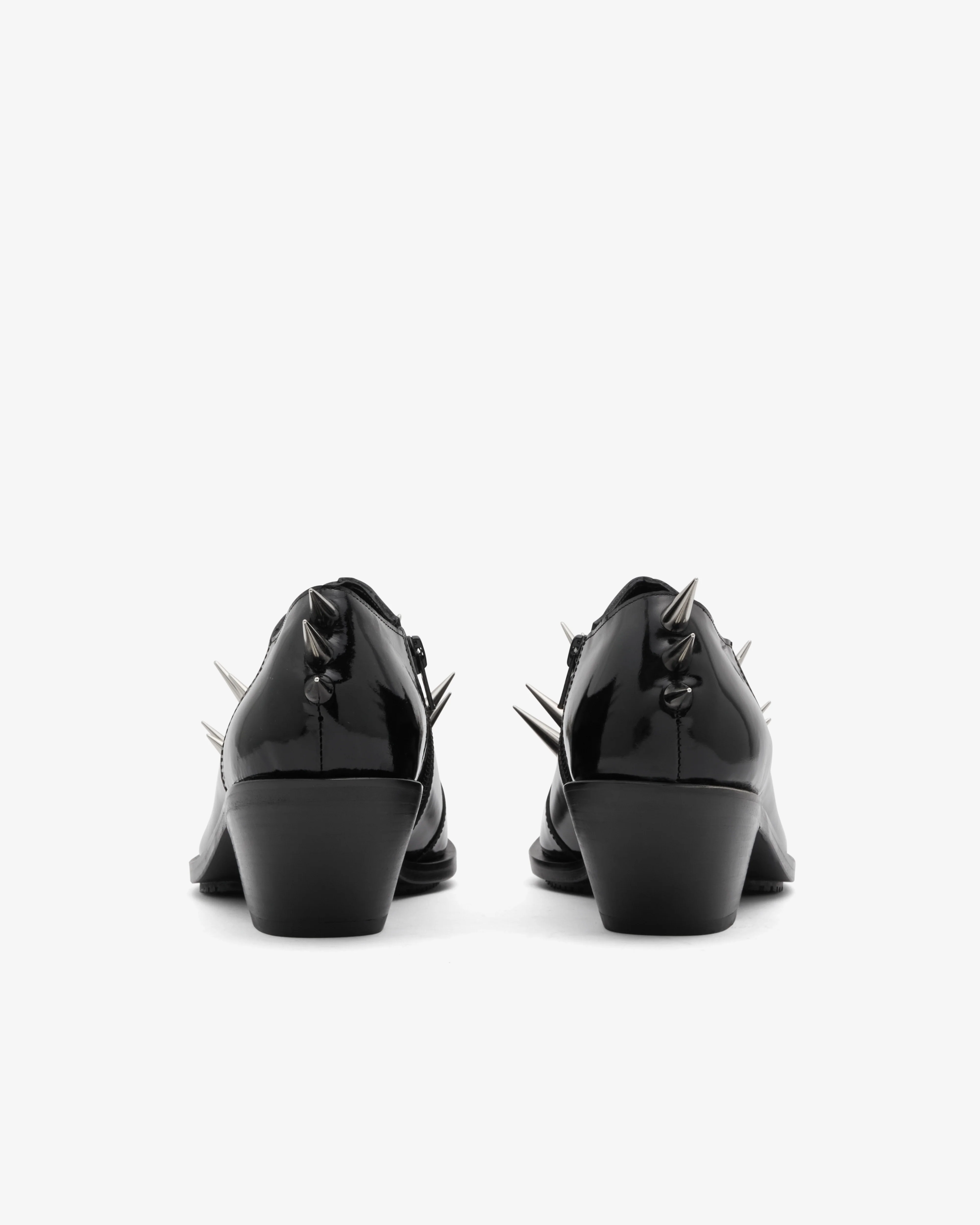 Junya Watanabe - Women's Spiked Leather Shoes - (Black)