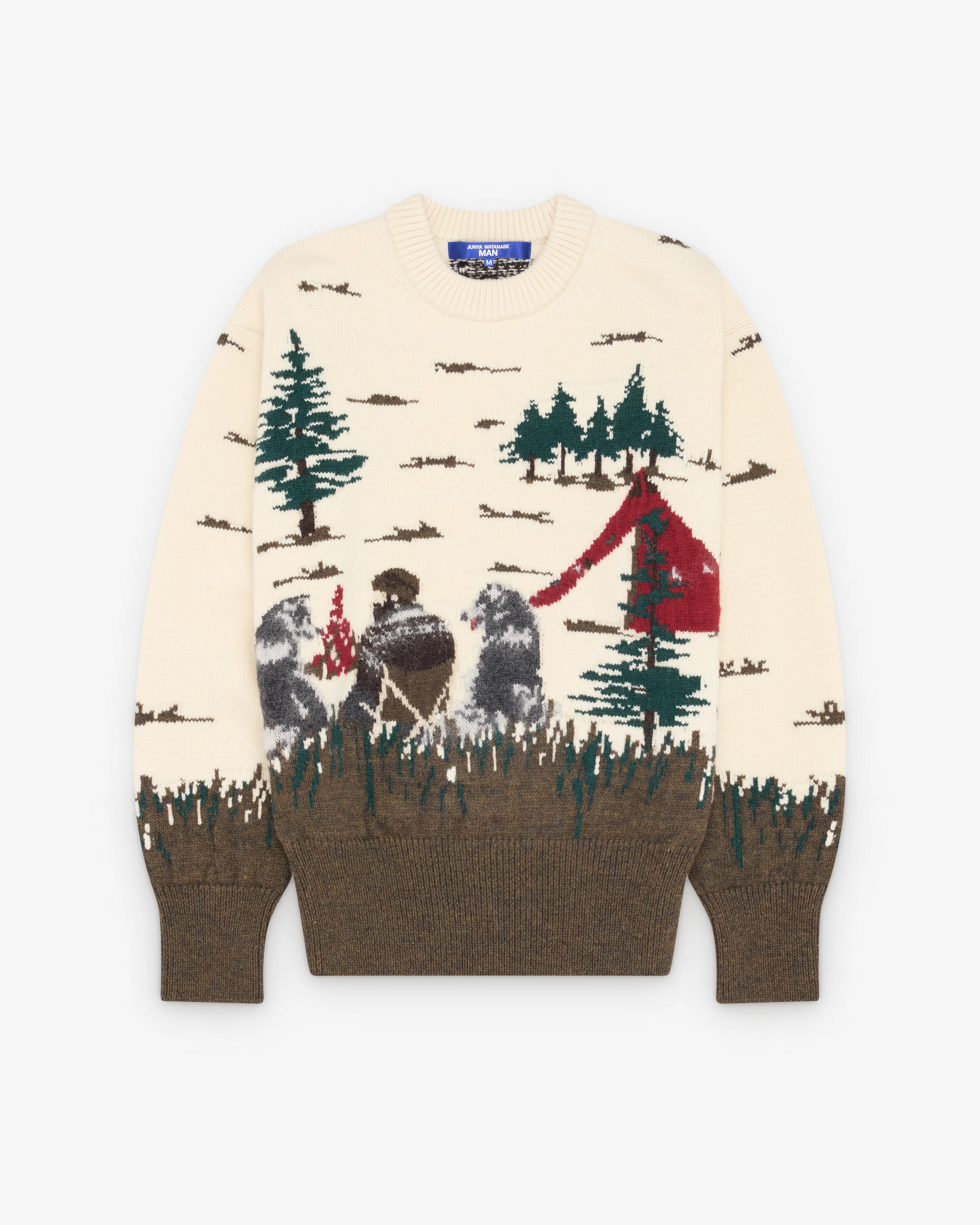 Junya Watanabe MAN - Men's Woodland Sweater - (Cream)