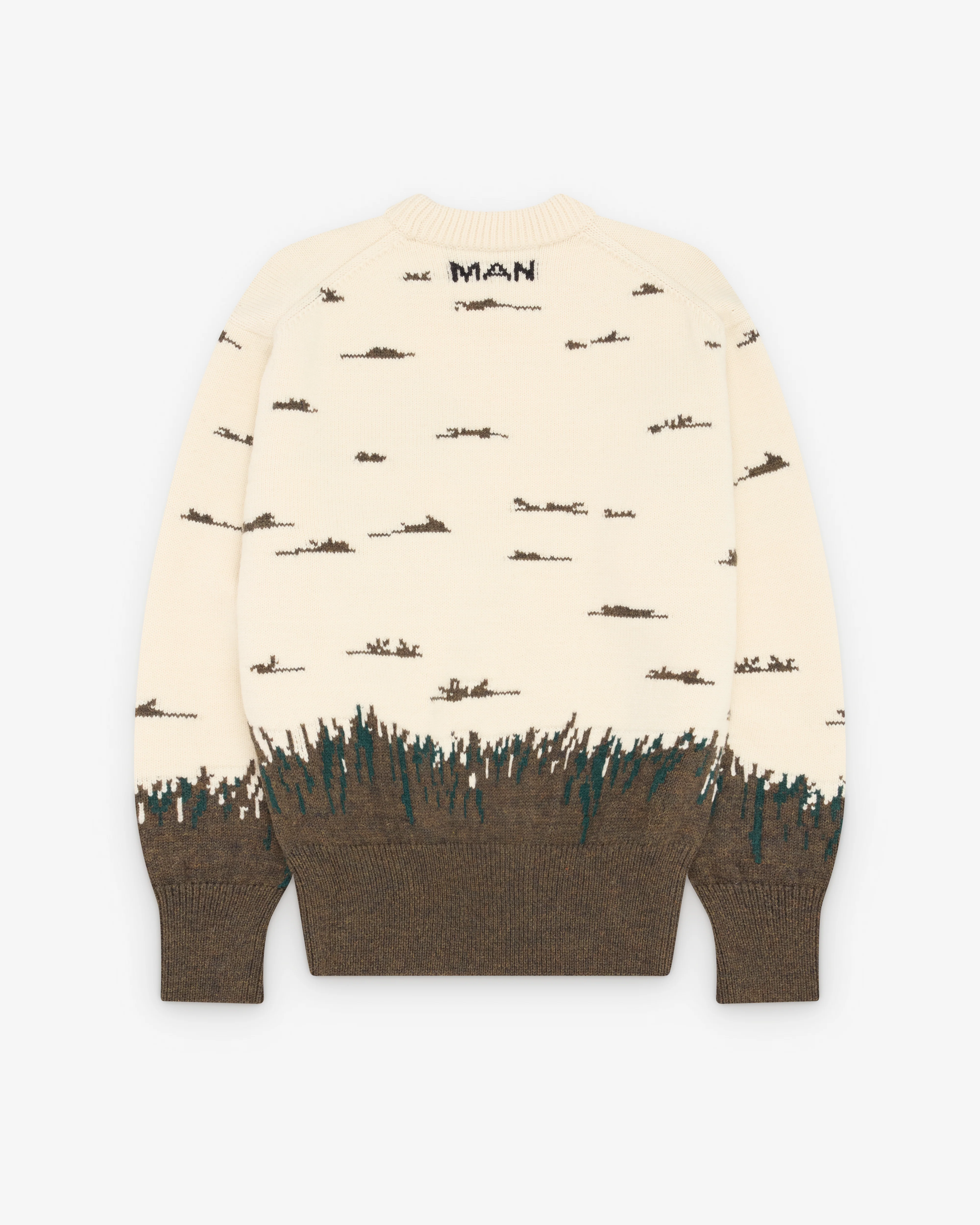 Junya Watanabe MAN - Men's Woodland Sweater - (Cream)