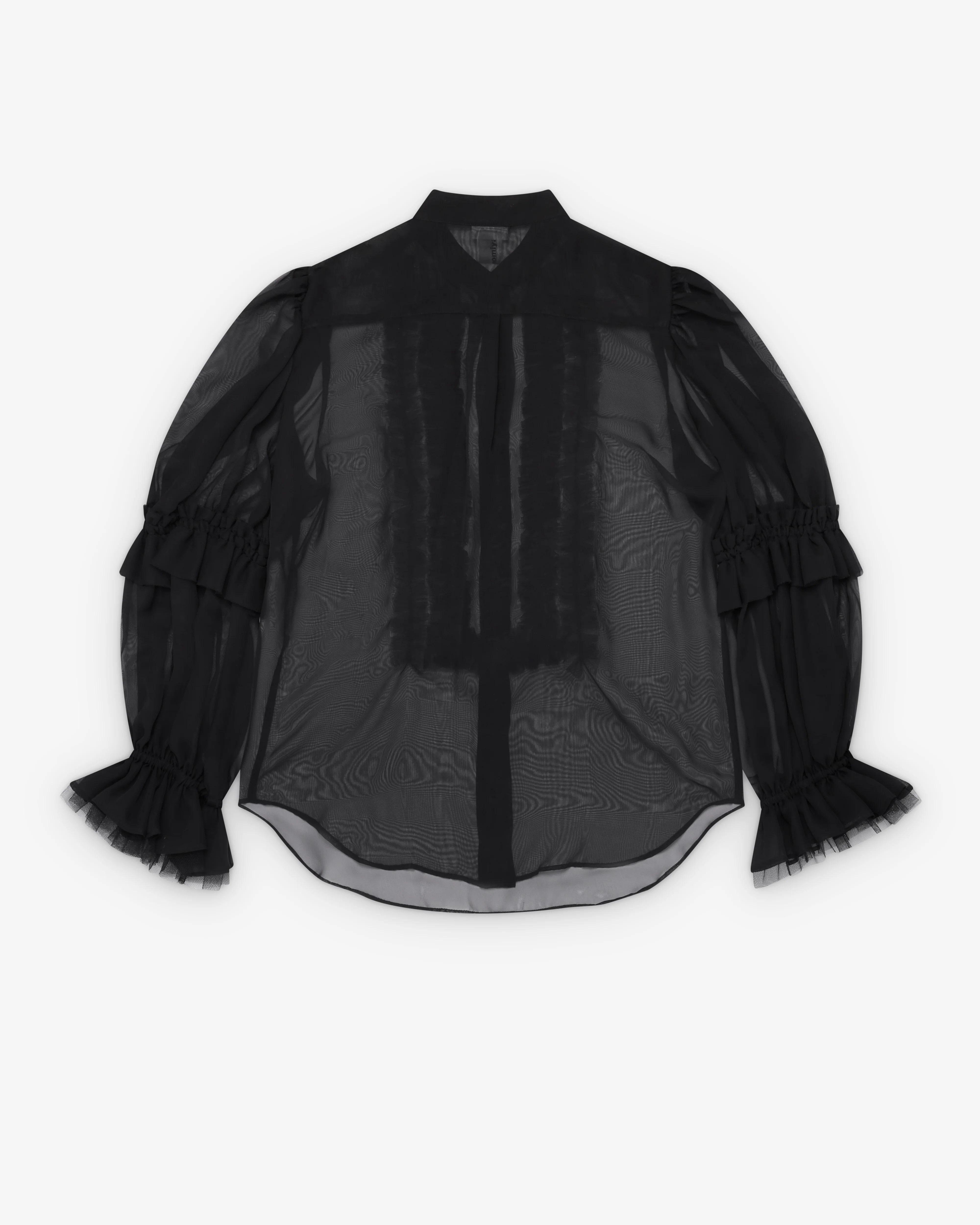Noir Kei Ninomiya - Women's Polyester Georgette Blouse - (Black)