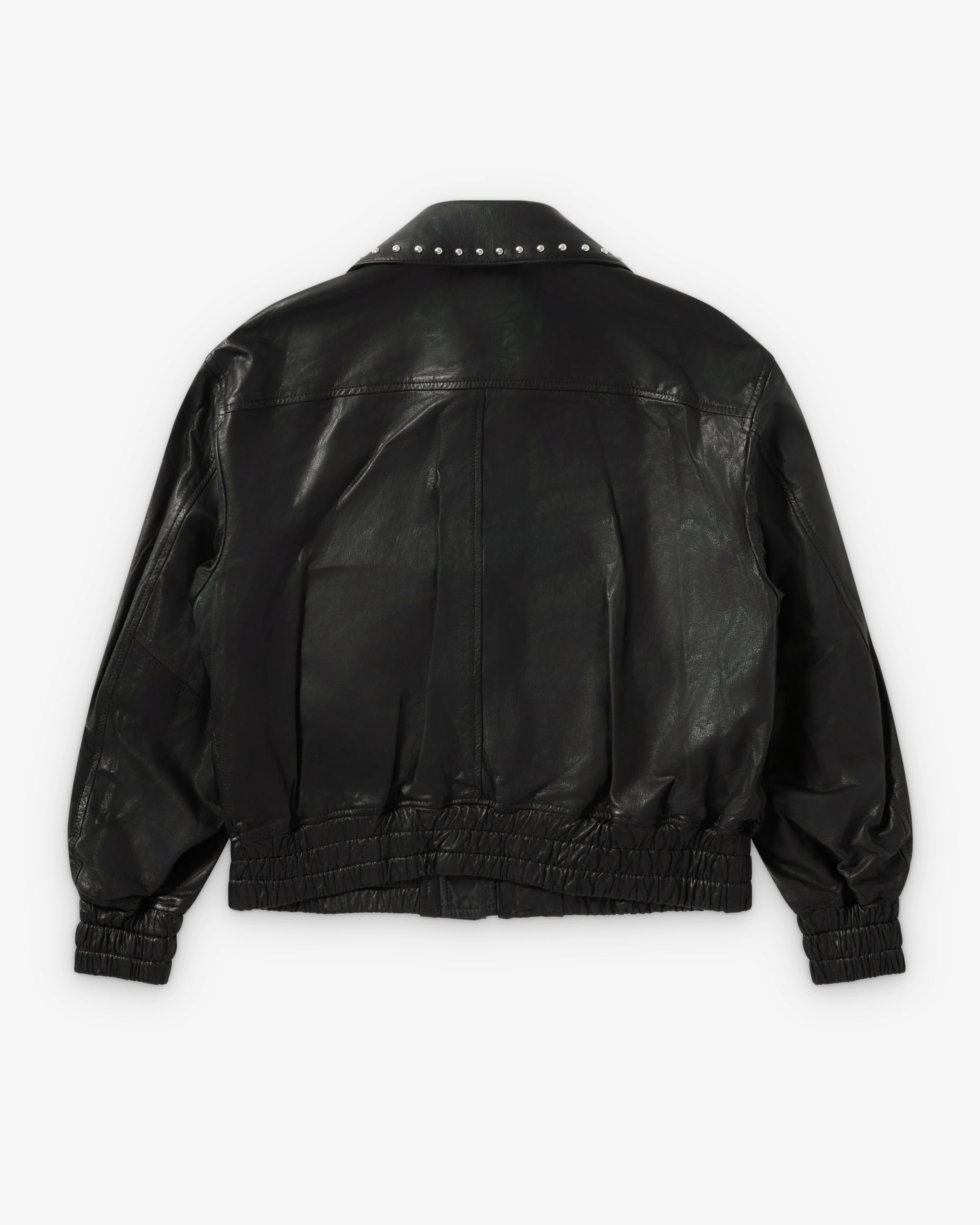 Noir Kei Ninomiya - Women's Studded Leather Jacket - (Black)