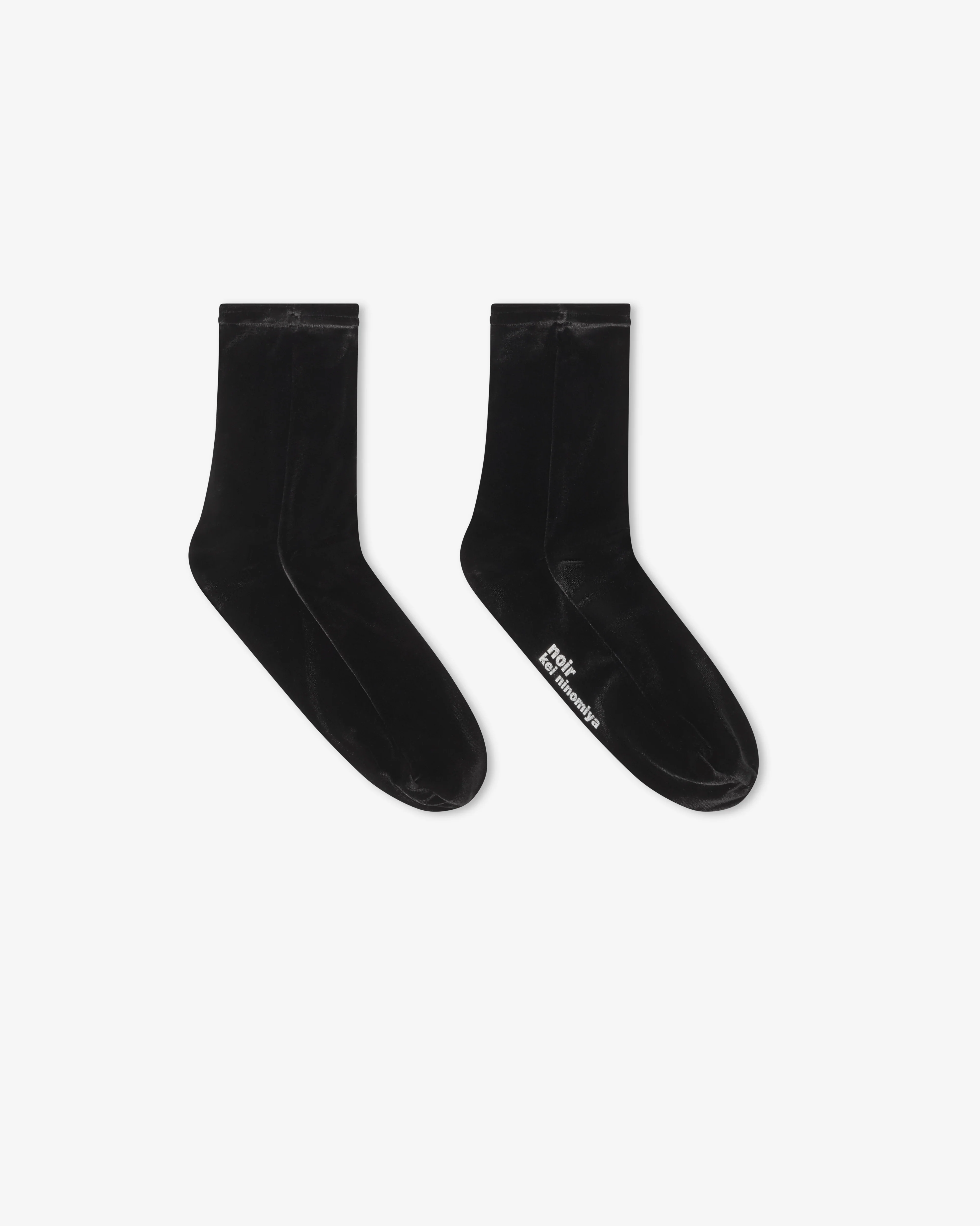 Noir Kei Ninomiya - Women's Velour Short Socks - (Black)