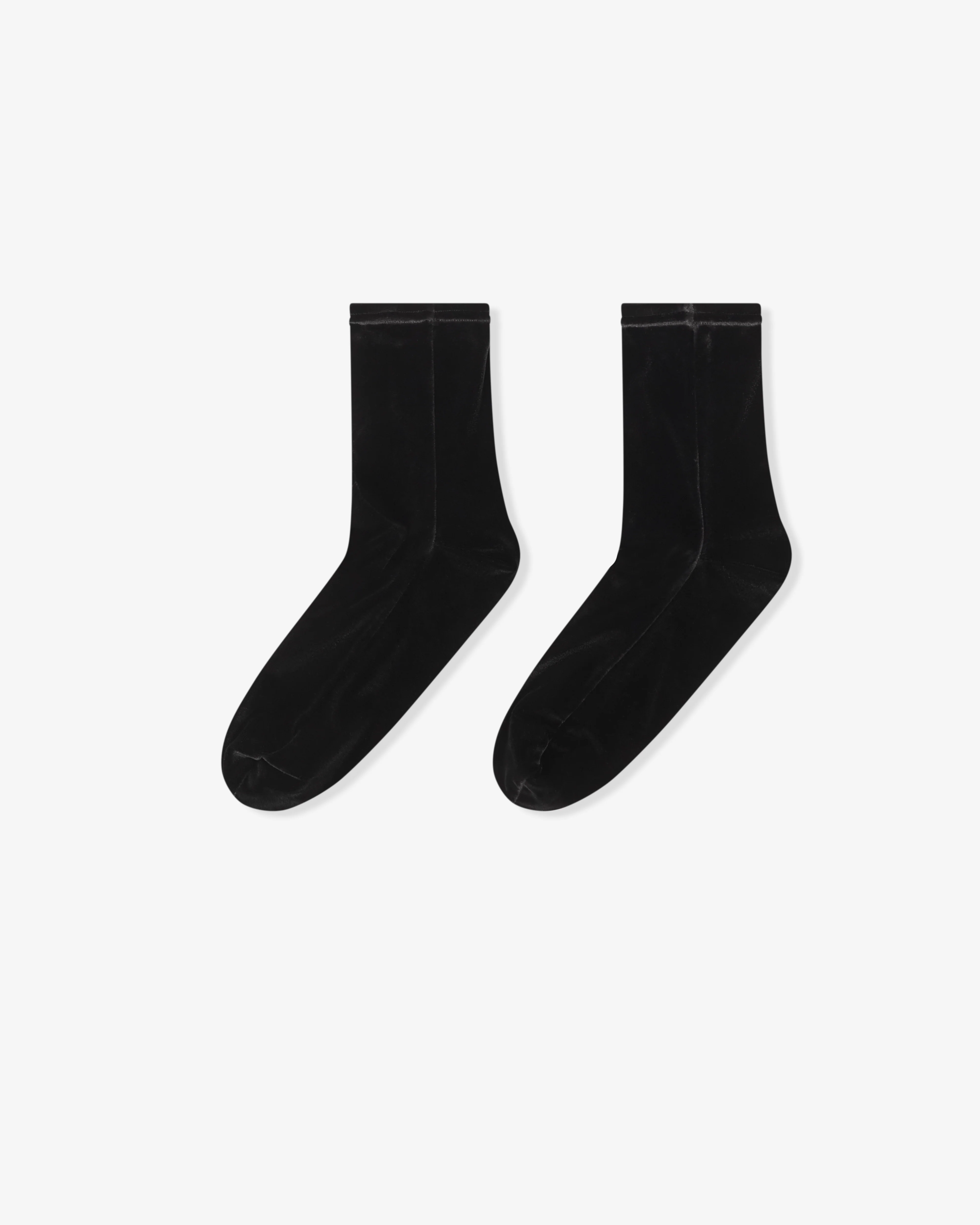 Noir Kei Ninomiya - Women's Velour Short Socks - (Black)