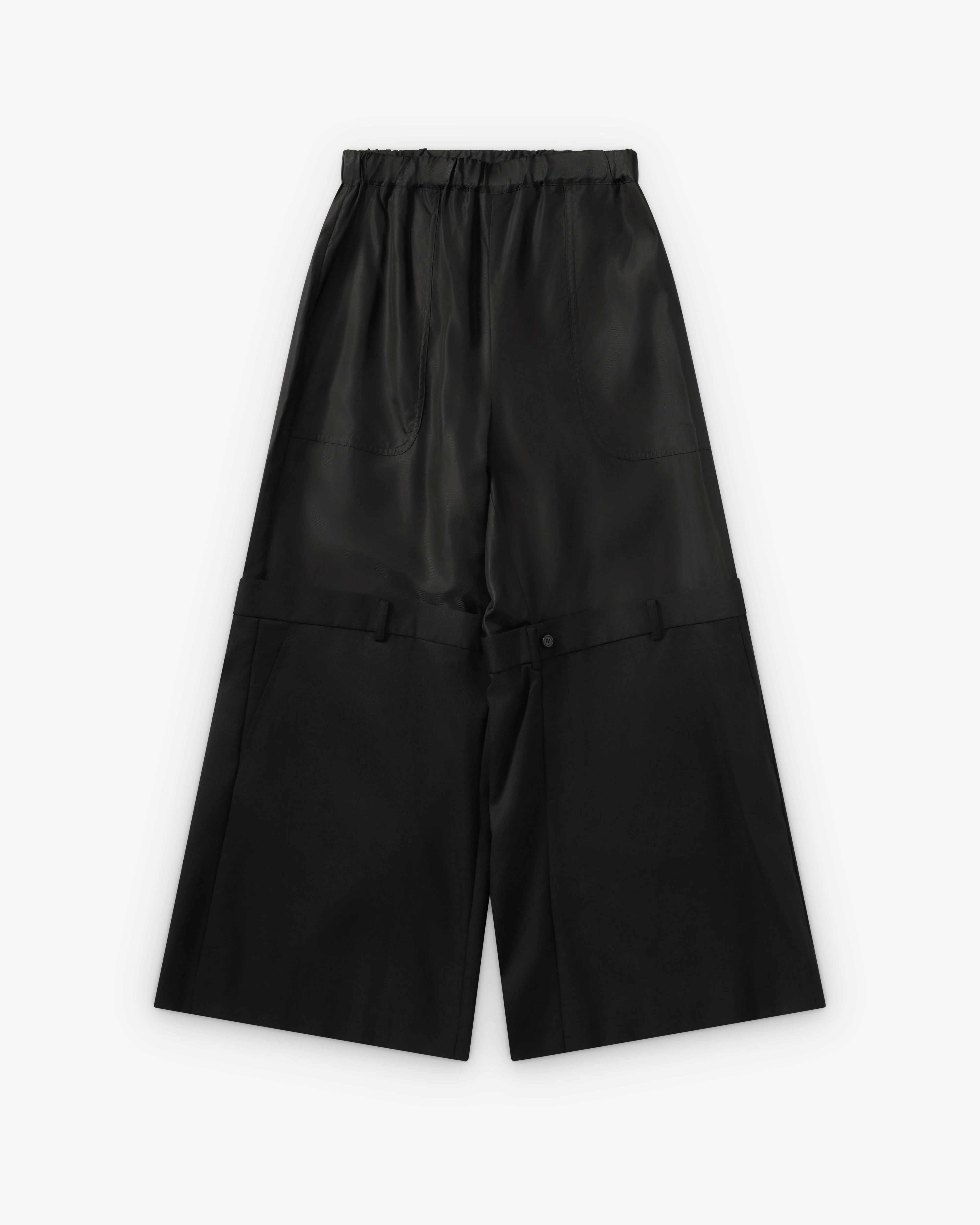 Noir Kei Ninomiya - Women's Double Layer Trousers - (Black)