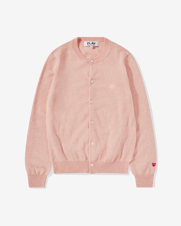 Play Comme des Garçons - Ladies
 Cardigan - (Light Pink)