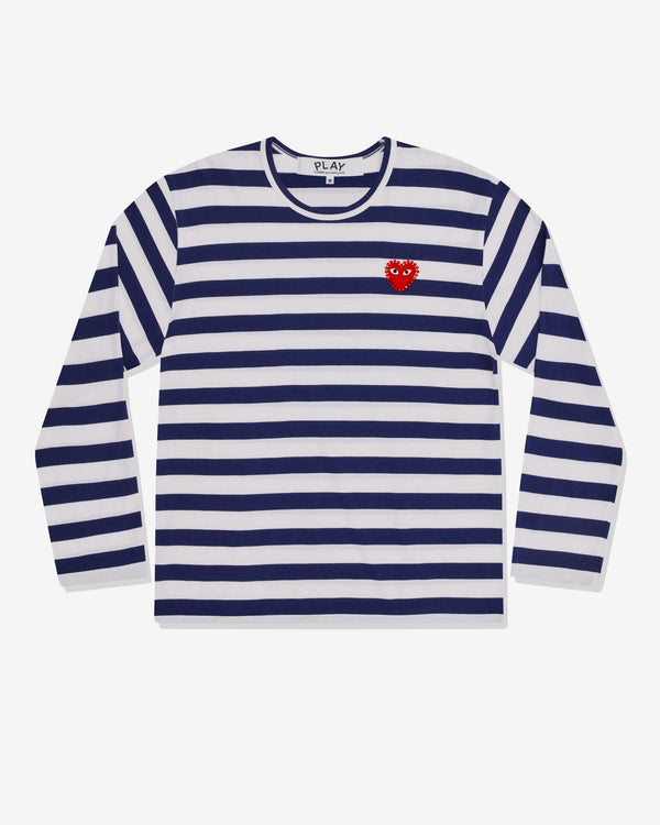 Play - Metalstone Stripe T-Shirt - (Navy/White)