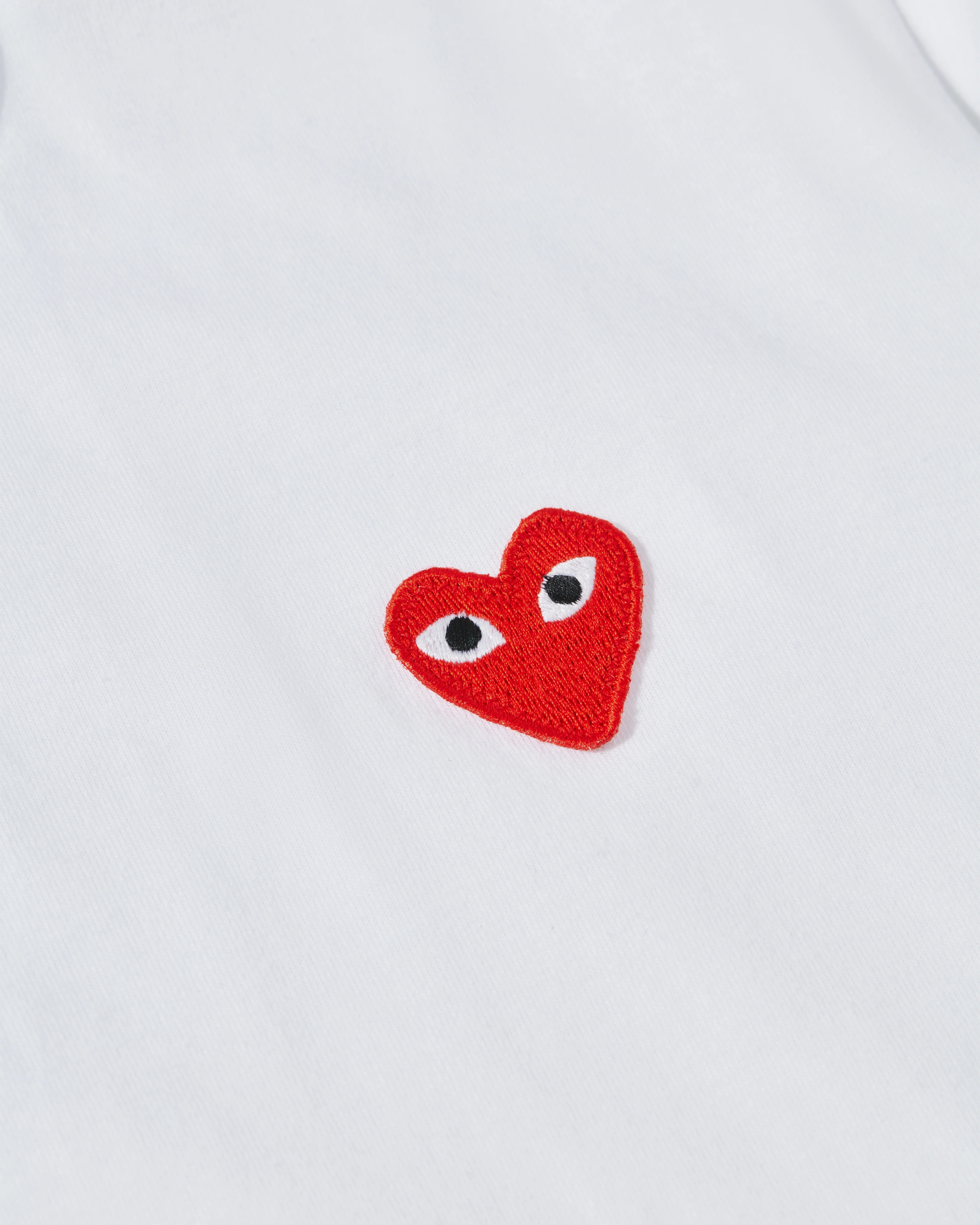 Play Comme des Garçons - Red T-Shirt - (White)