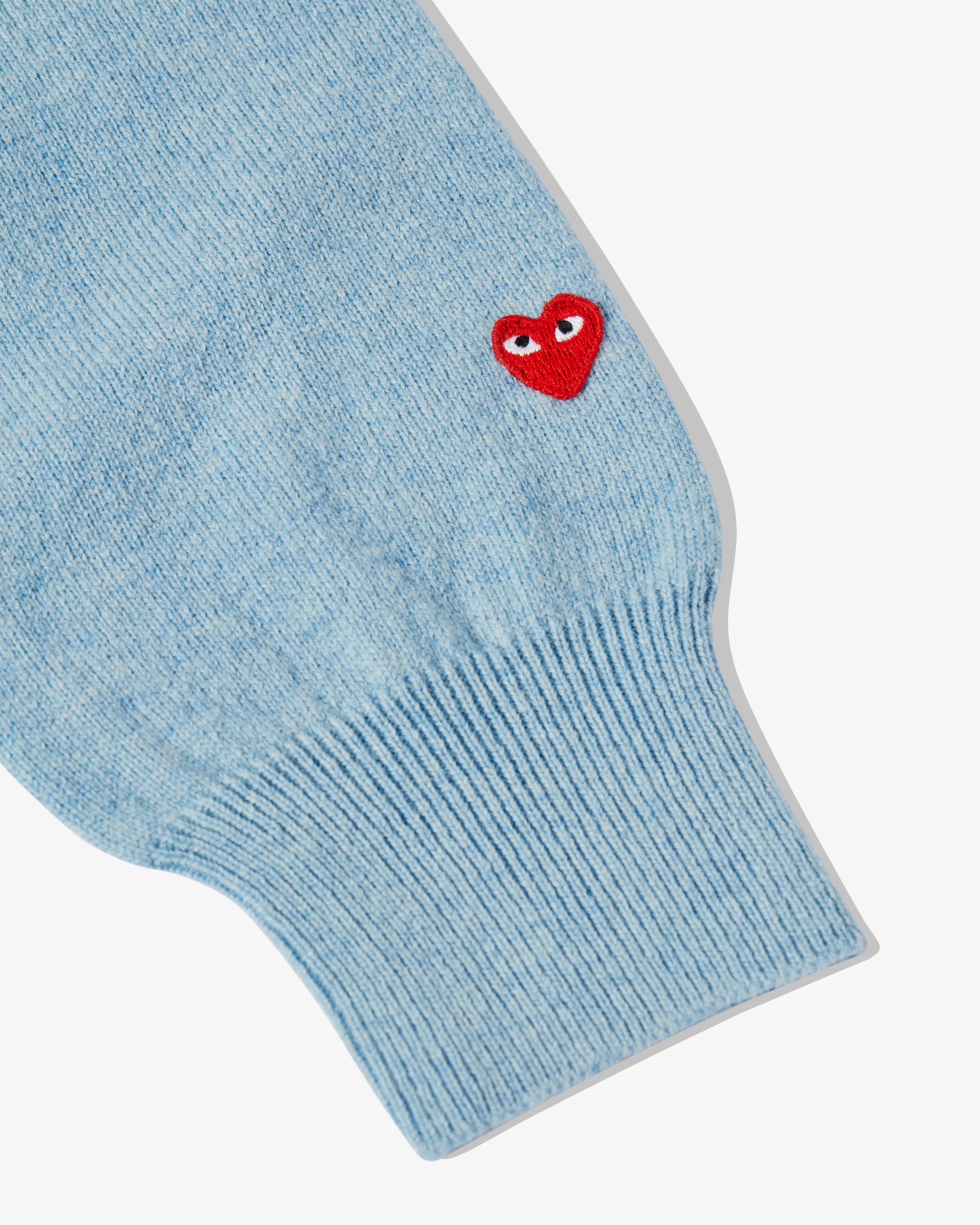 Play Comme des Garçons - V-Neck Sweater - (Blue)