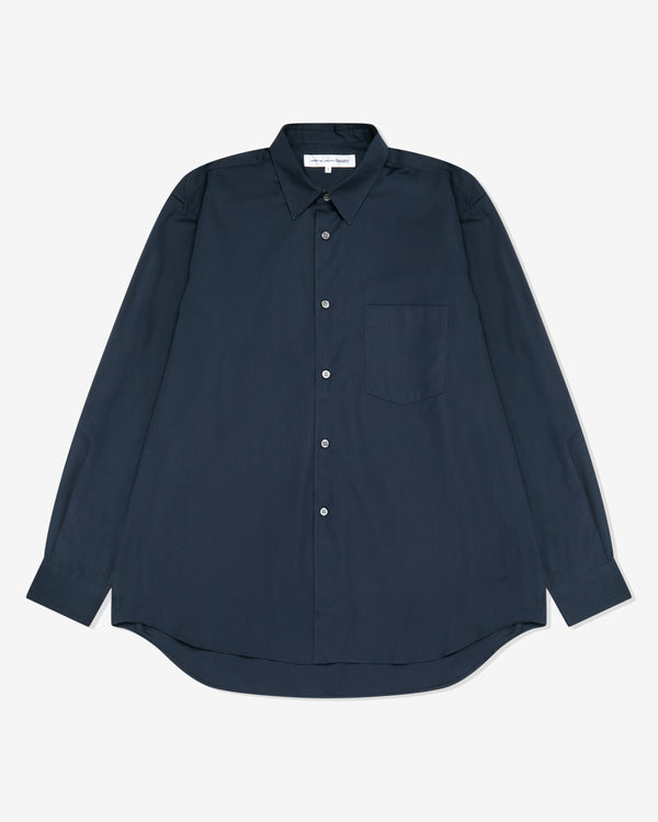 CDG Shirt Forever - Wide Classic Shirt - (Navy)