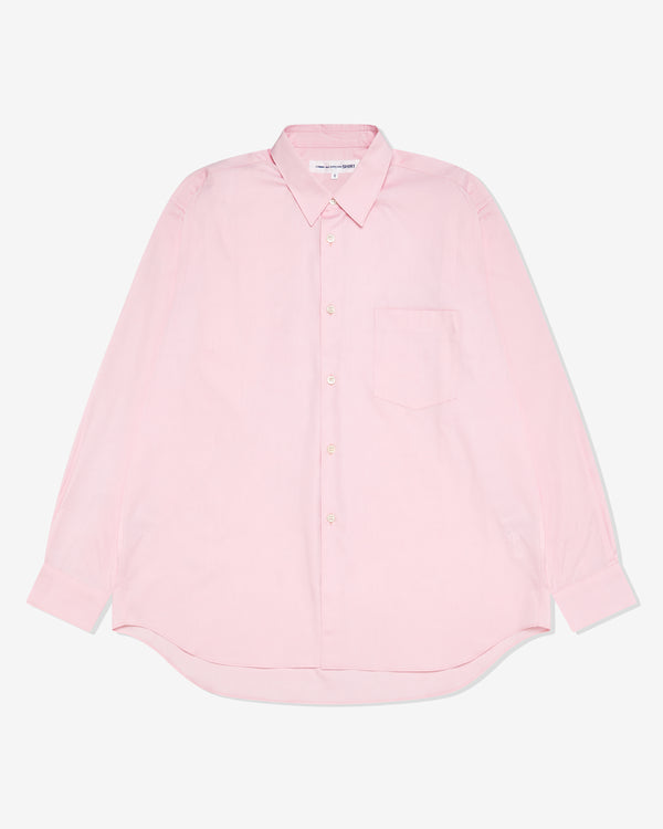 CDG Shirt Forever - Wide Fit Cotton Shirt - (Pink)