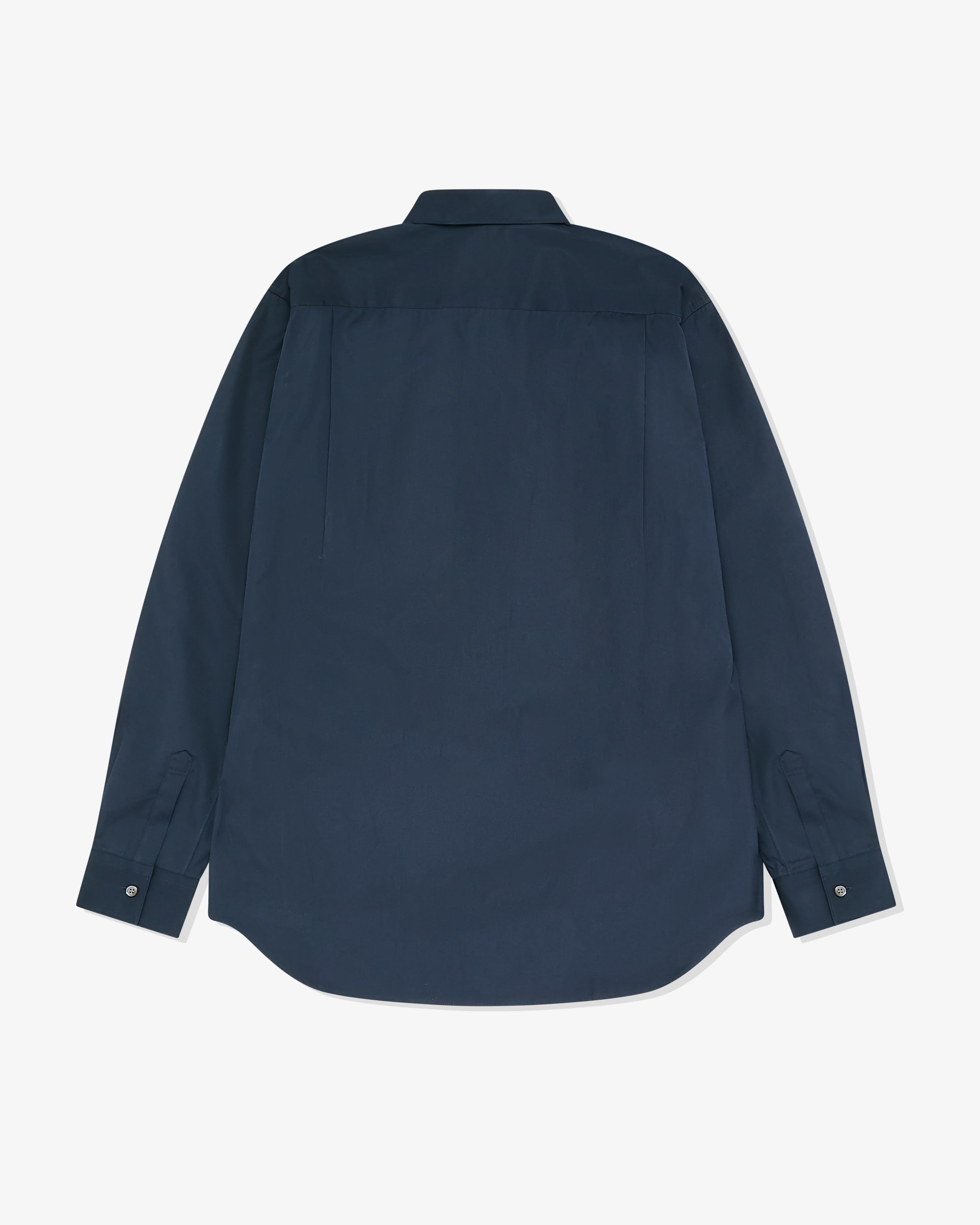 CDG Shirt Forever - Men's Classic Fit Woven Cotton Shirt - (Navy)