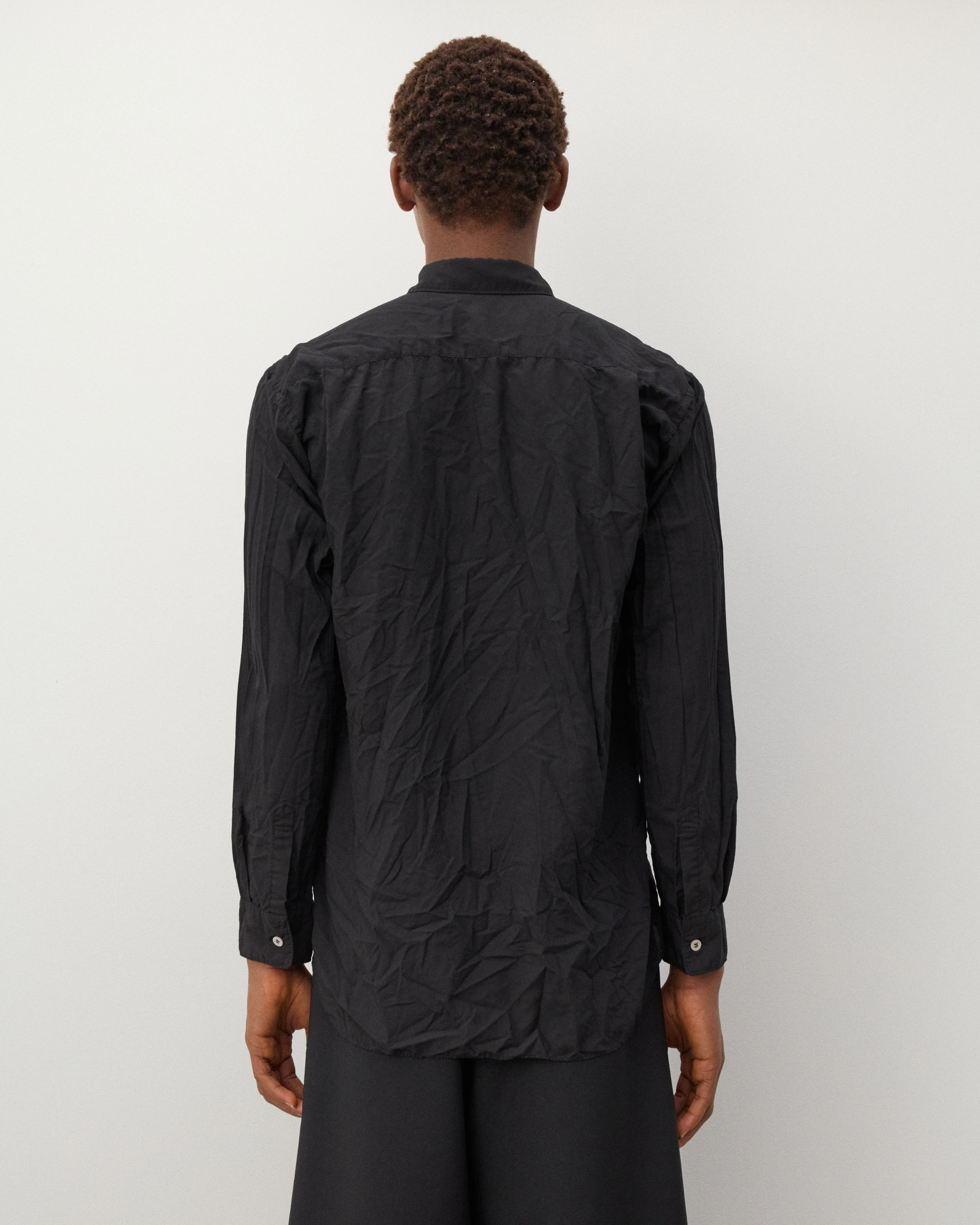 CDG Shirt - Men's Contrast Shapes Shirt - (Black/White)