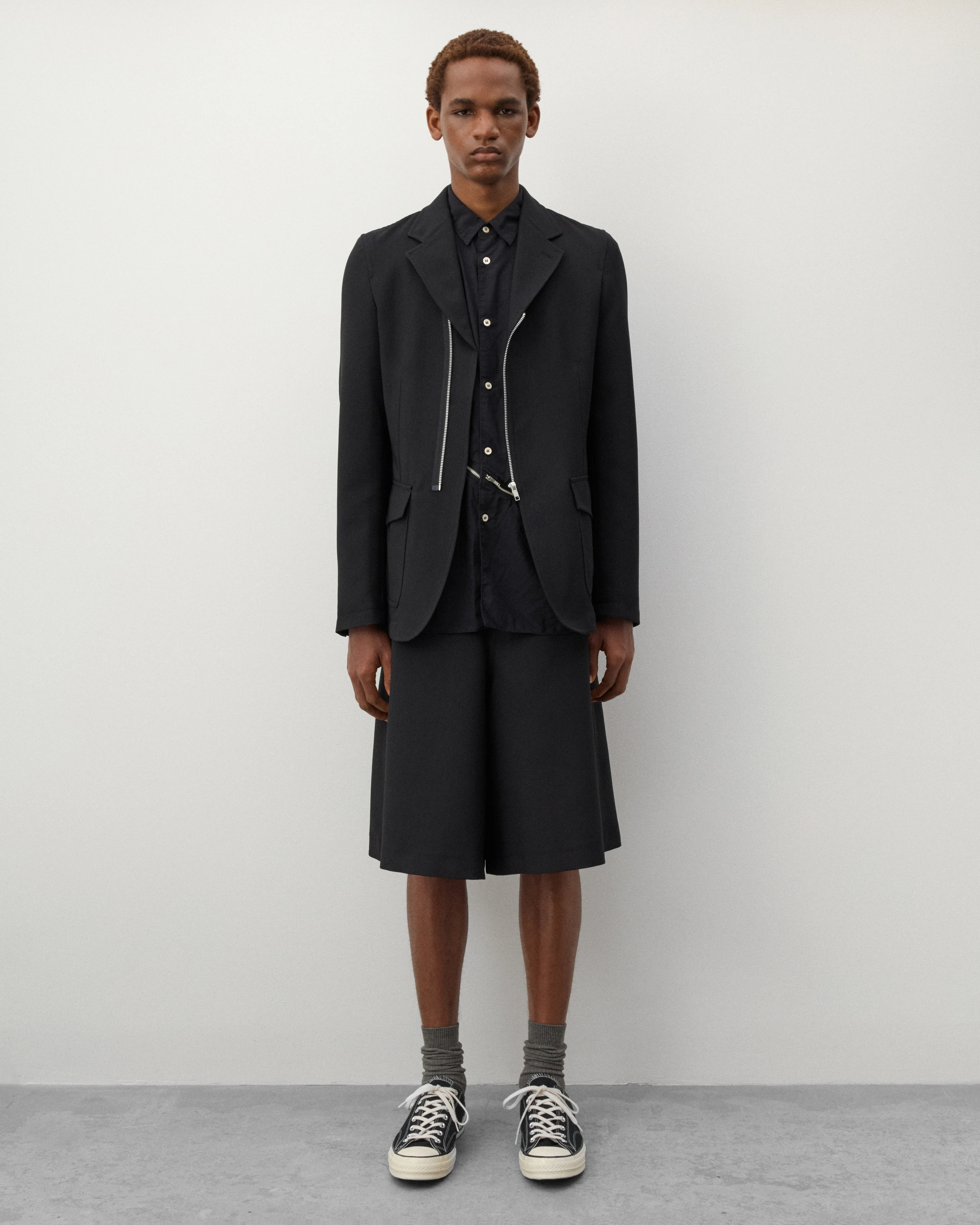 CDG Shirt - Men's Zip Blazer - (Black)