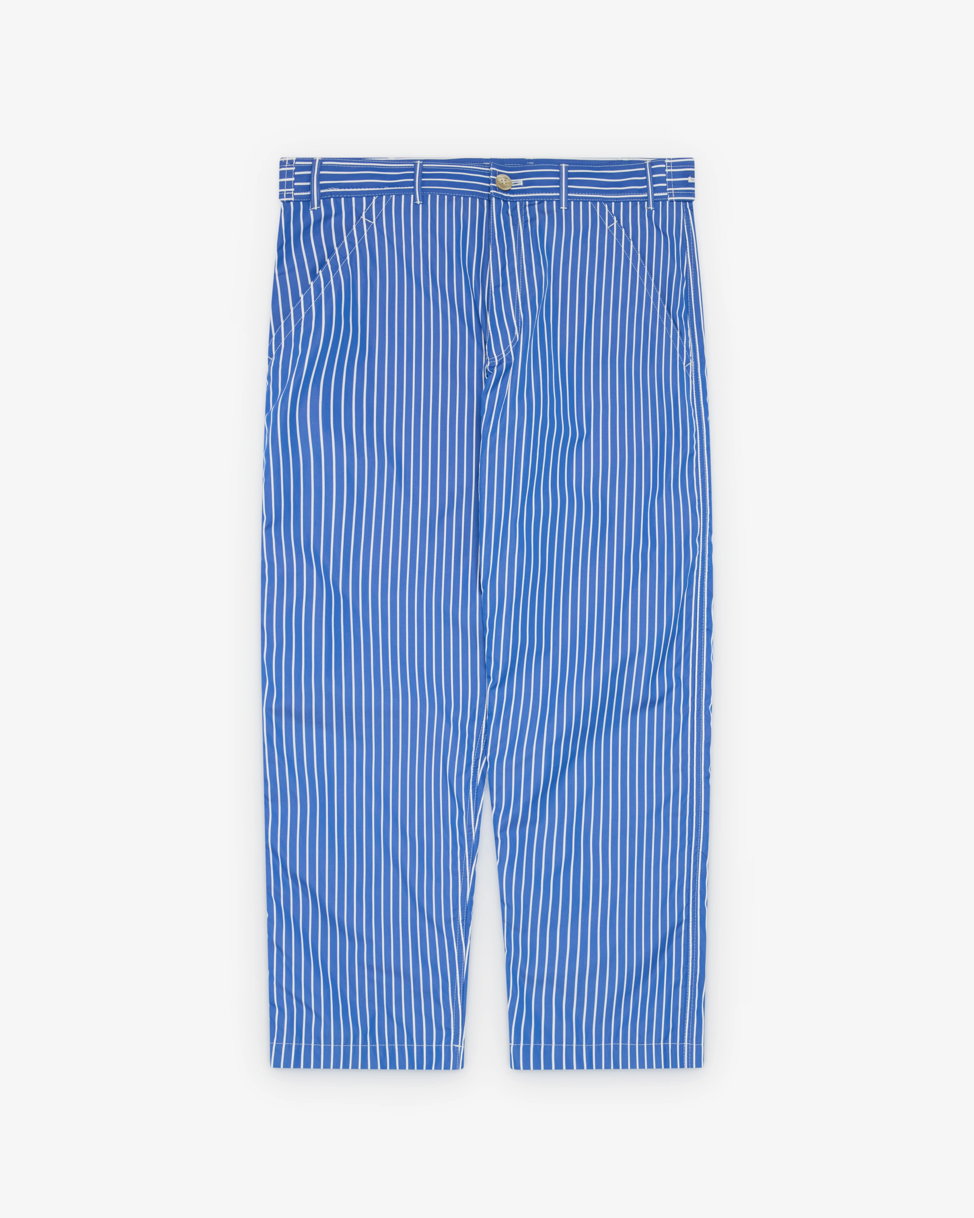CDG Shirt - Men's Striped Trousers - (Blue/White)