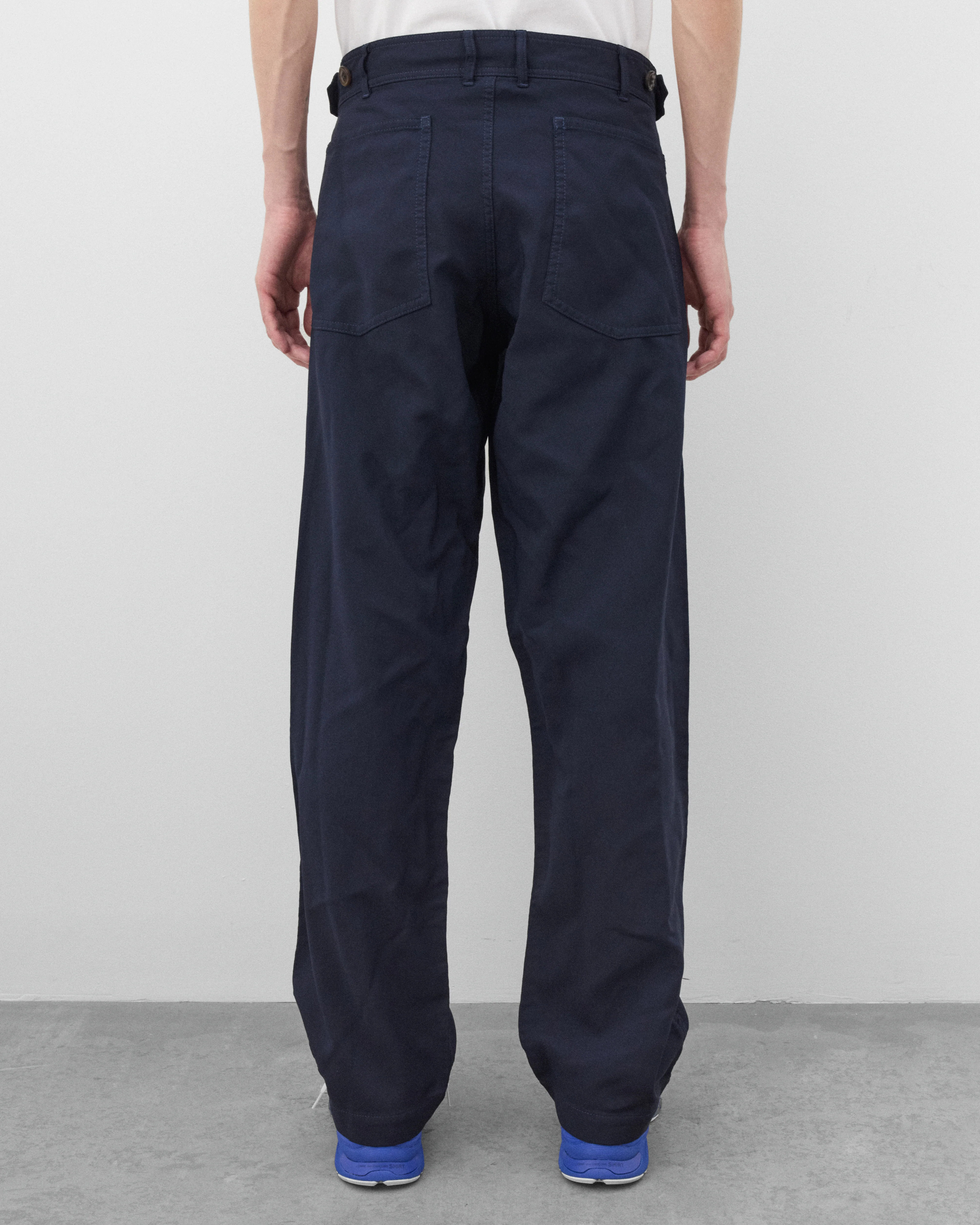 CDG Shirt - Men's Straight Leg Trousers - (Blue)