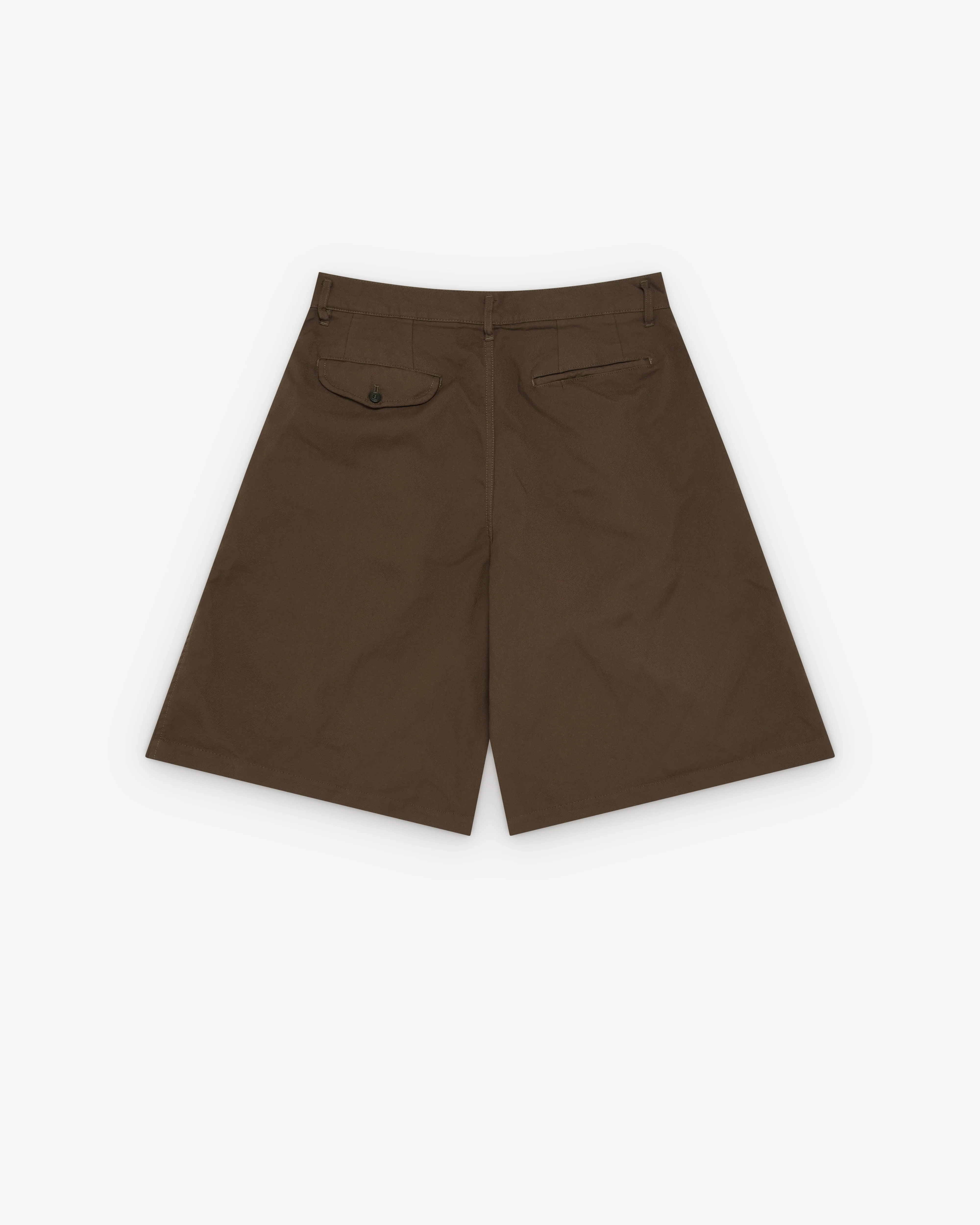 CDG Shirt - Men's Pleated Wide Leg Shorts - (Olive)