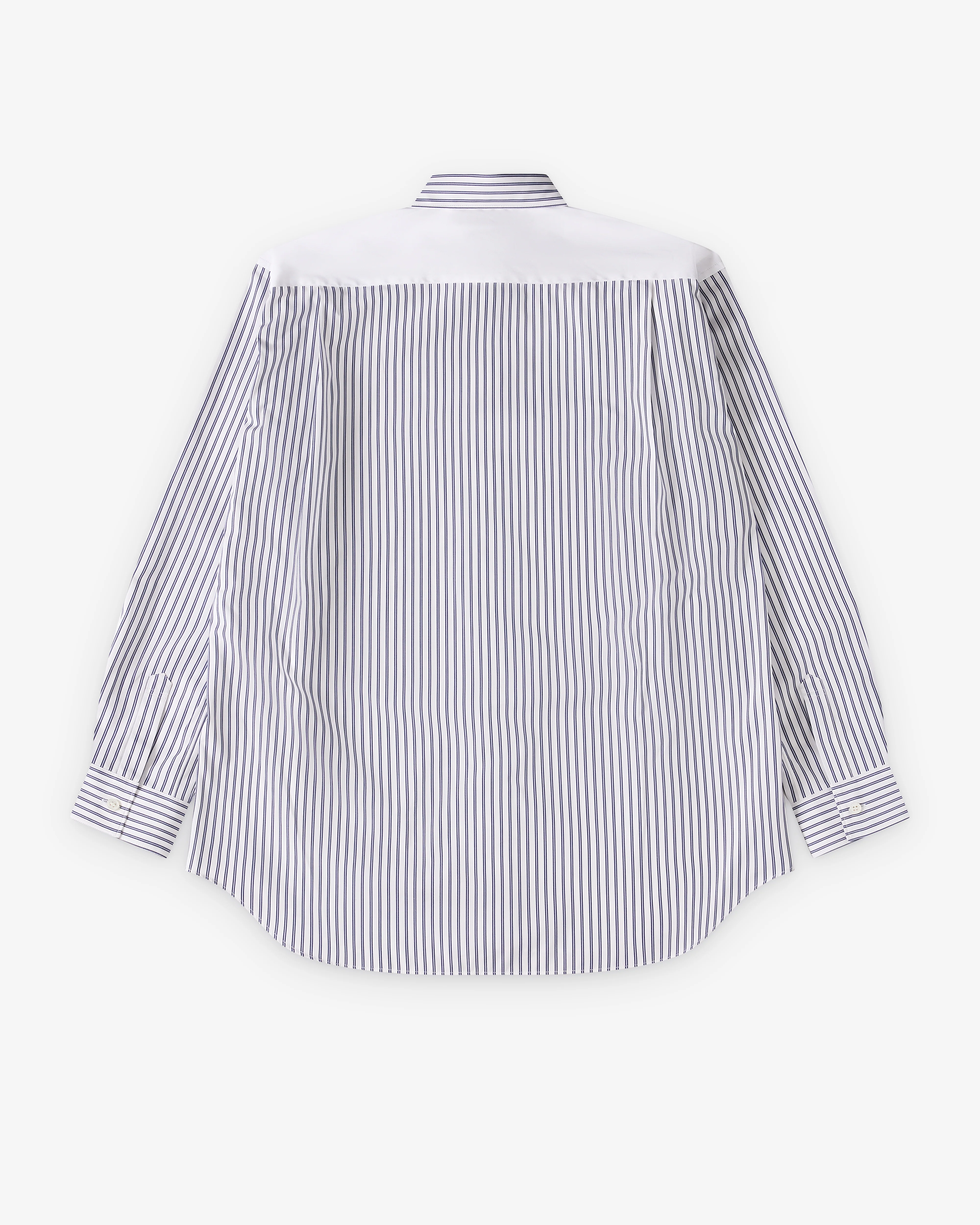 CDG Shirt Forever - Men's Classic Fit Stripe & Poplin Shirt - (Stripe 1)