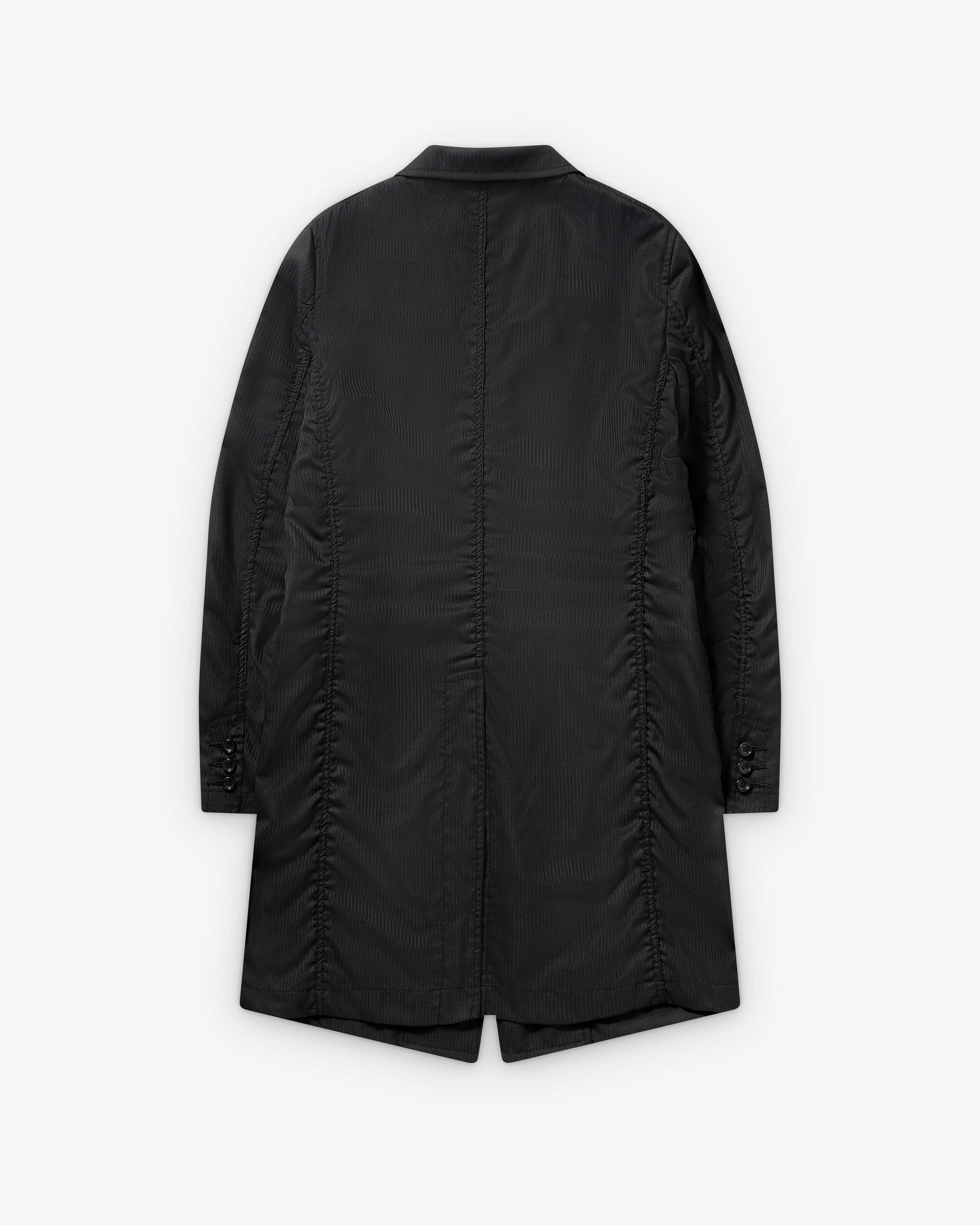 CDG Shirt - Men's Single Breasted Herringbone Jacket - (Black/Navy)