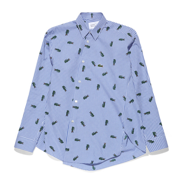 CDG Shirt - Lacoste Men
s Print Shirt - (Check)