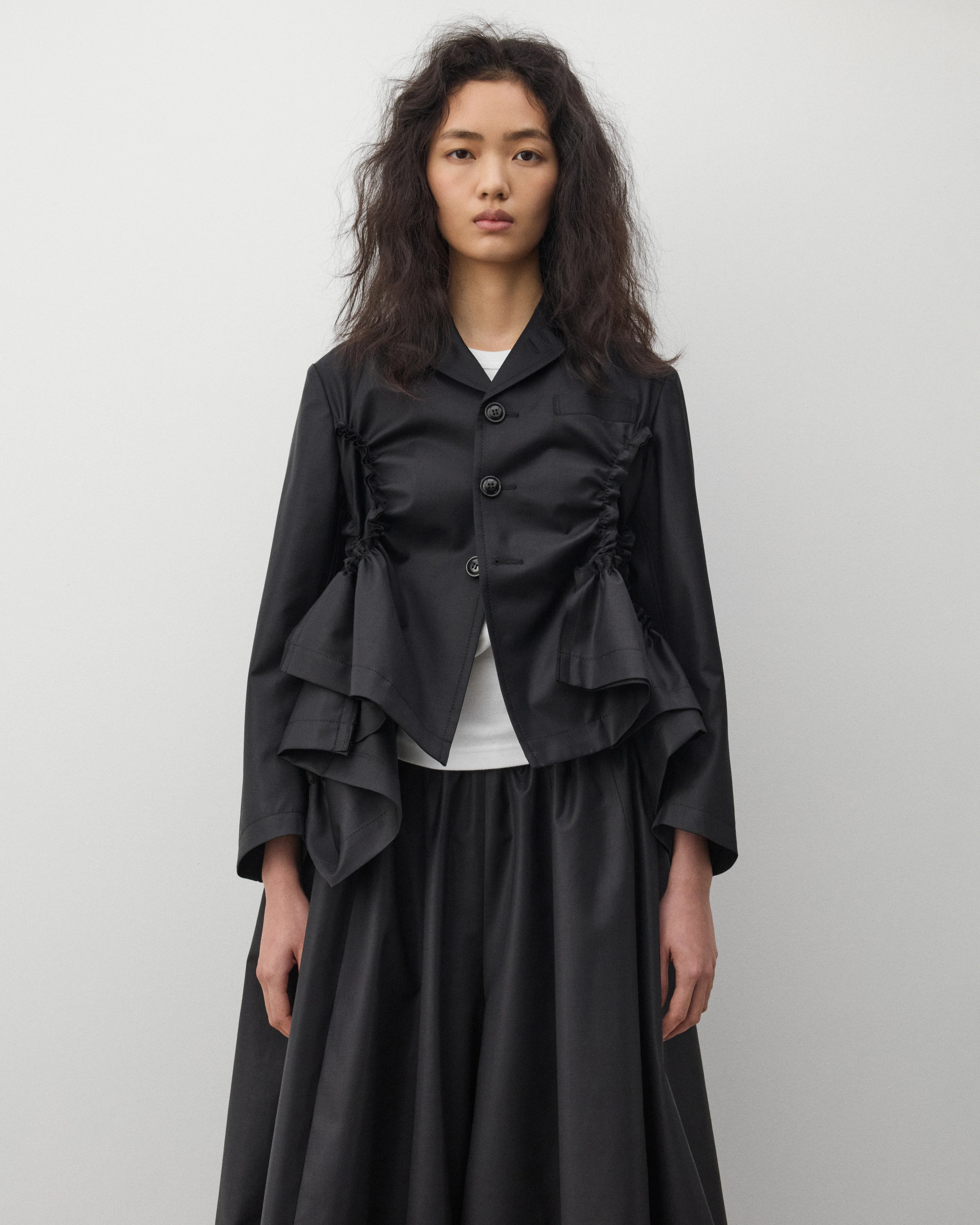 Tao - Women's Cropped Blazer - (Black)