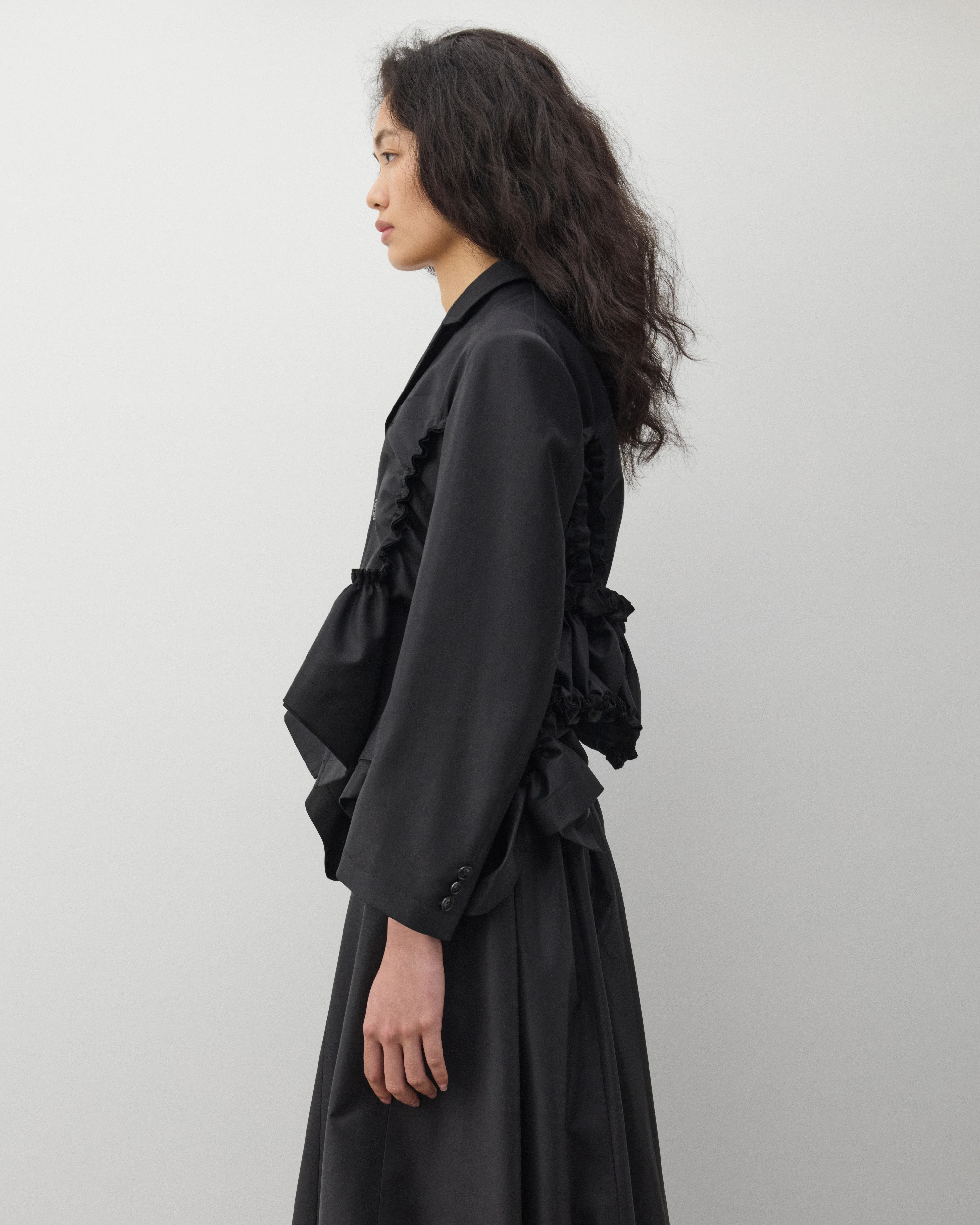 Tao - Women's Cropped Blazer - (Black)