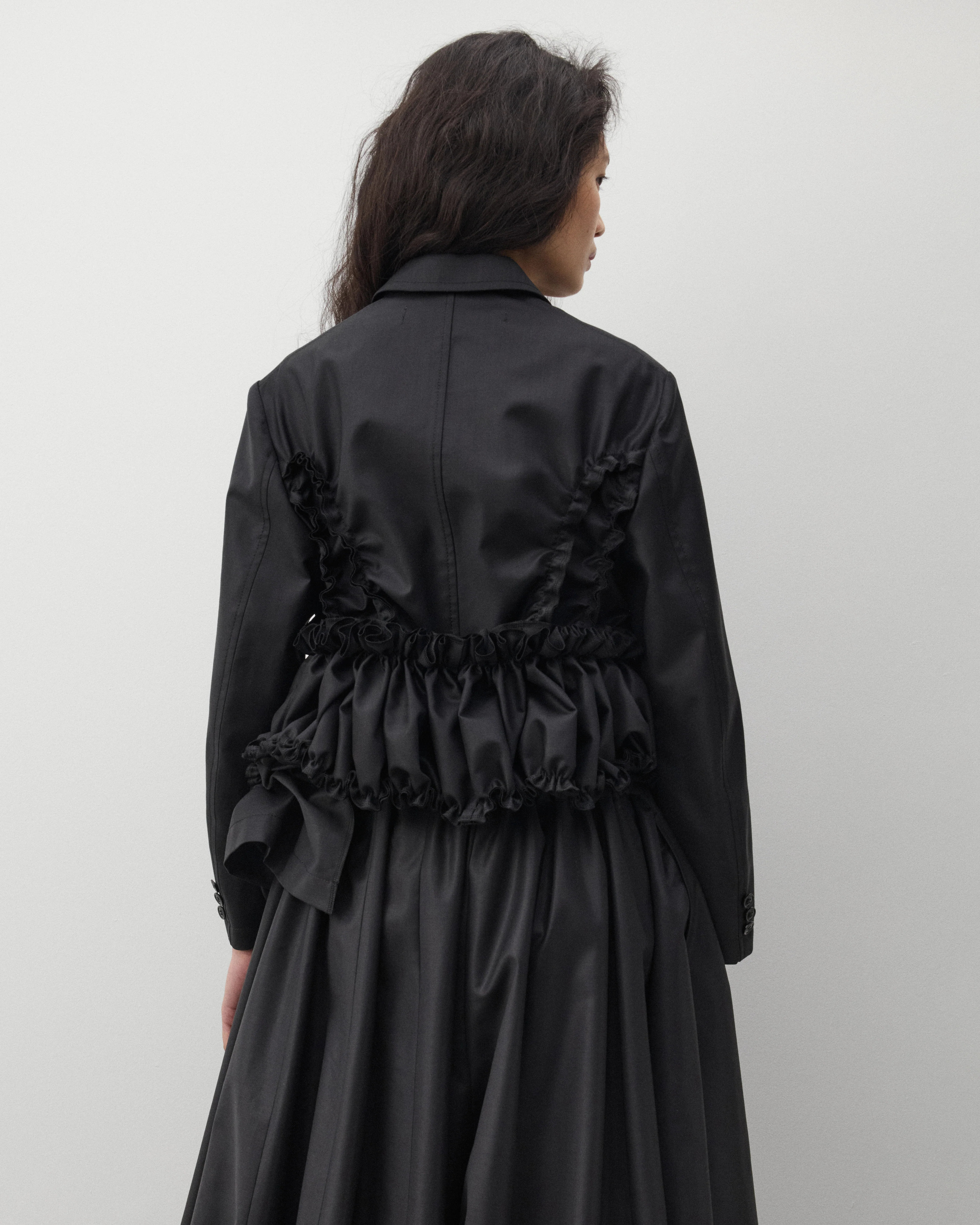 Tao - Women's Cropped Blazer - (Black)