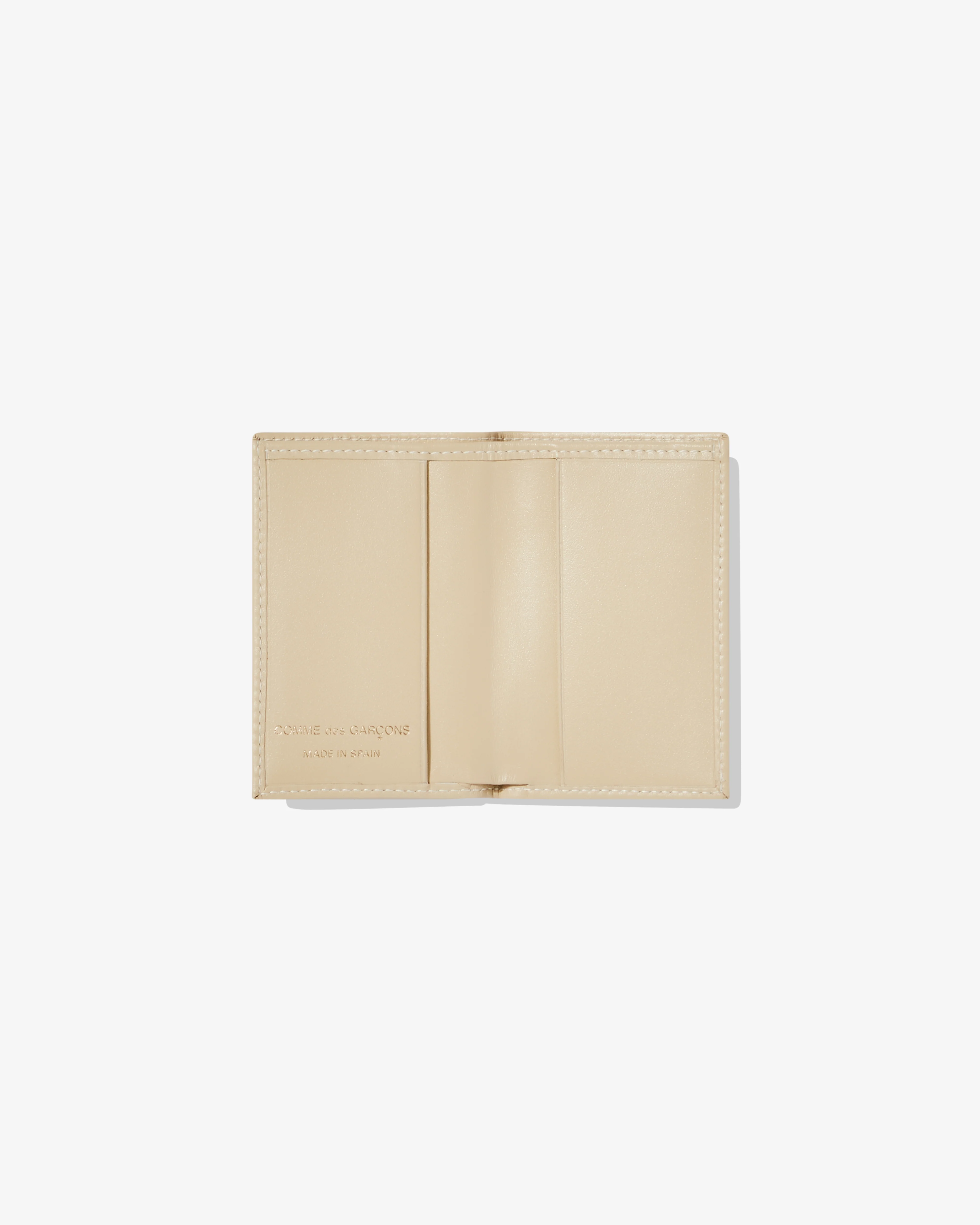 CDG Wallet - Classic Leather Bifold Wallet - (Off-White SA6400)
