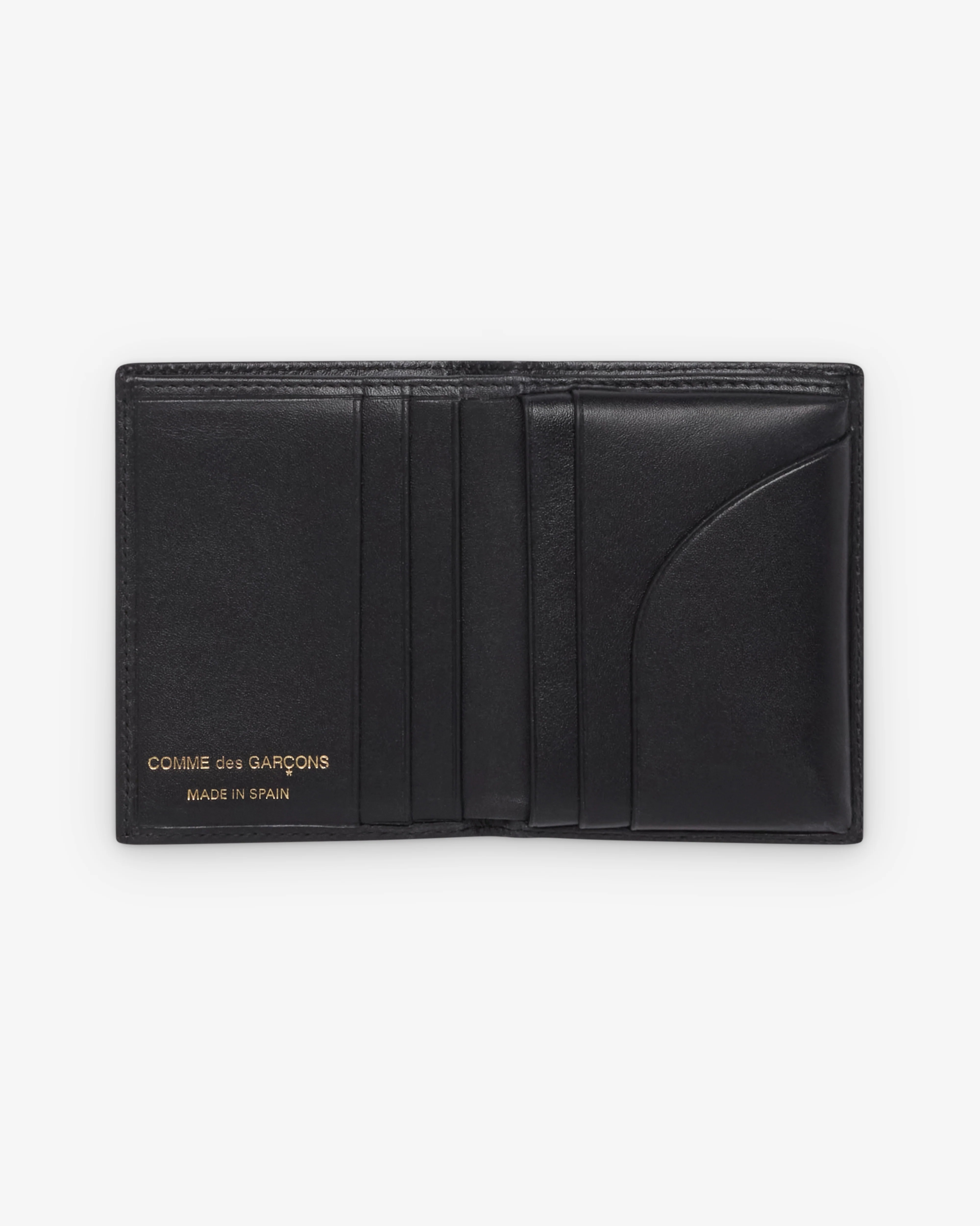 CDG Wallet - Classic Leather Bifold Wallet - (SA0641 Black)