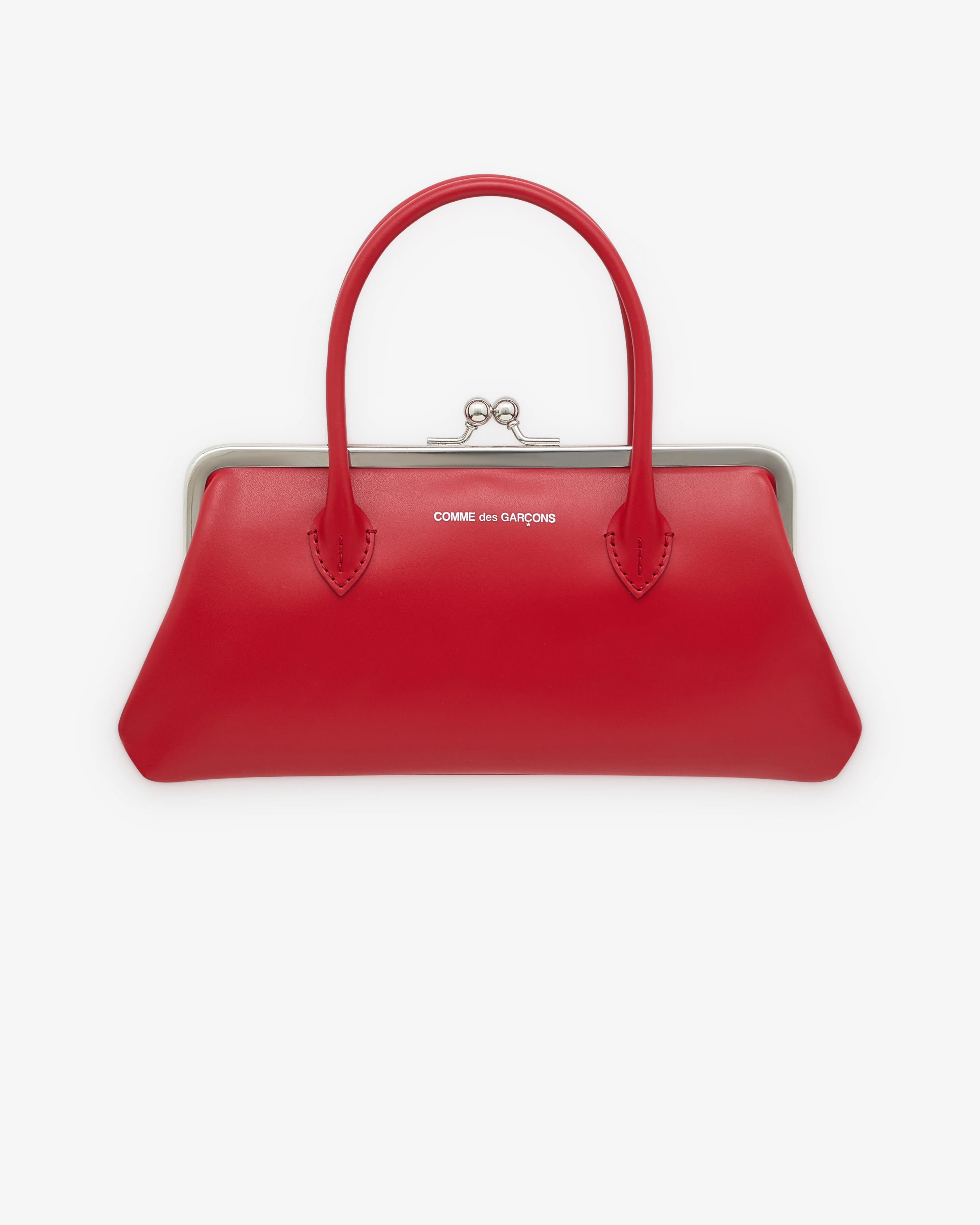 CDG Wallet - Large Wallet With Clasp Handles - (Red SA0303CH)