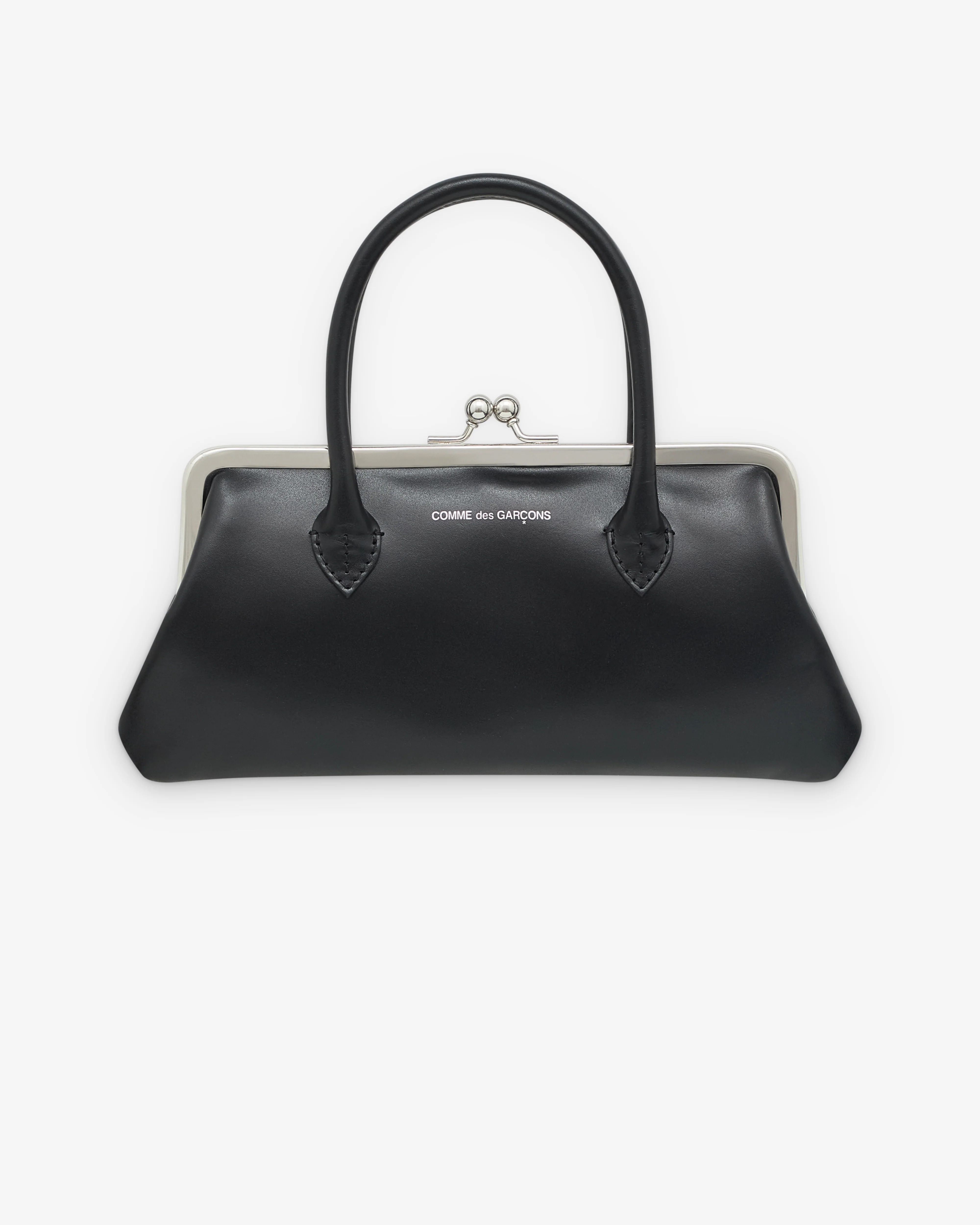 CDG Wallet - Large Wallet With Clasp Handles - (Black SA0303CH)
