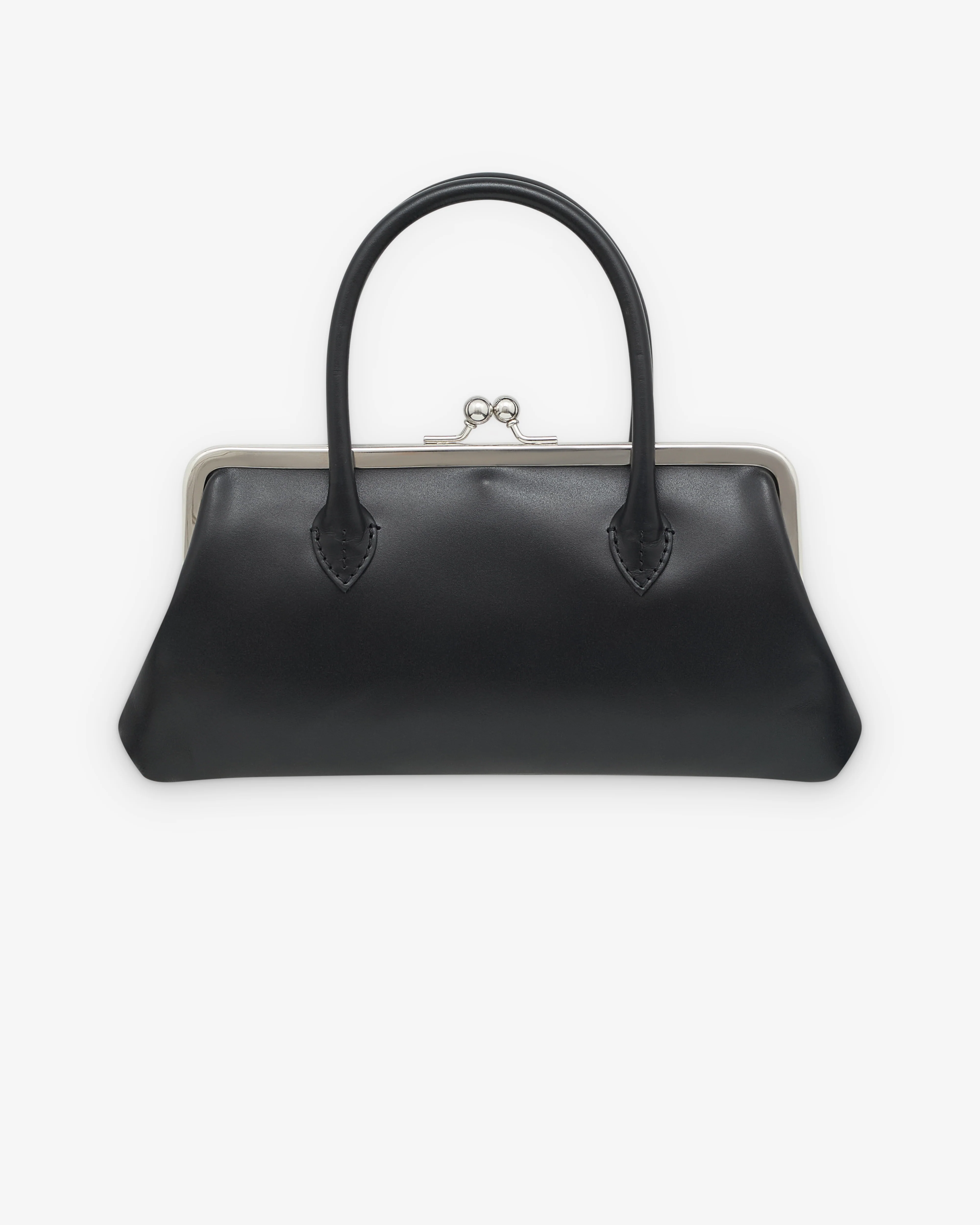 CDG Wallet - Large Wallet With Clasp Handles - (Black SA0303CH)