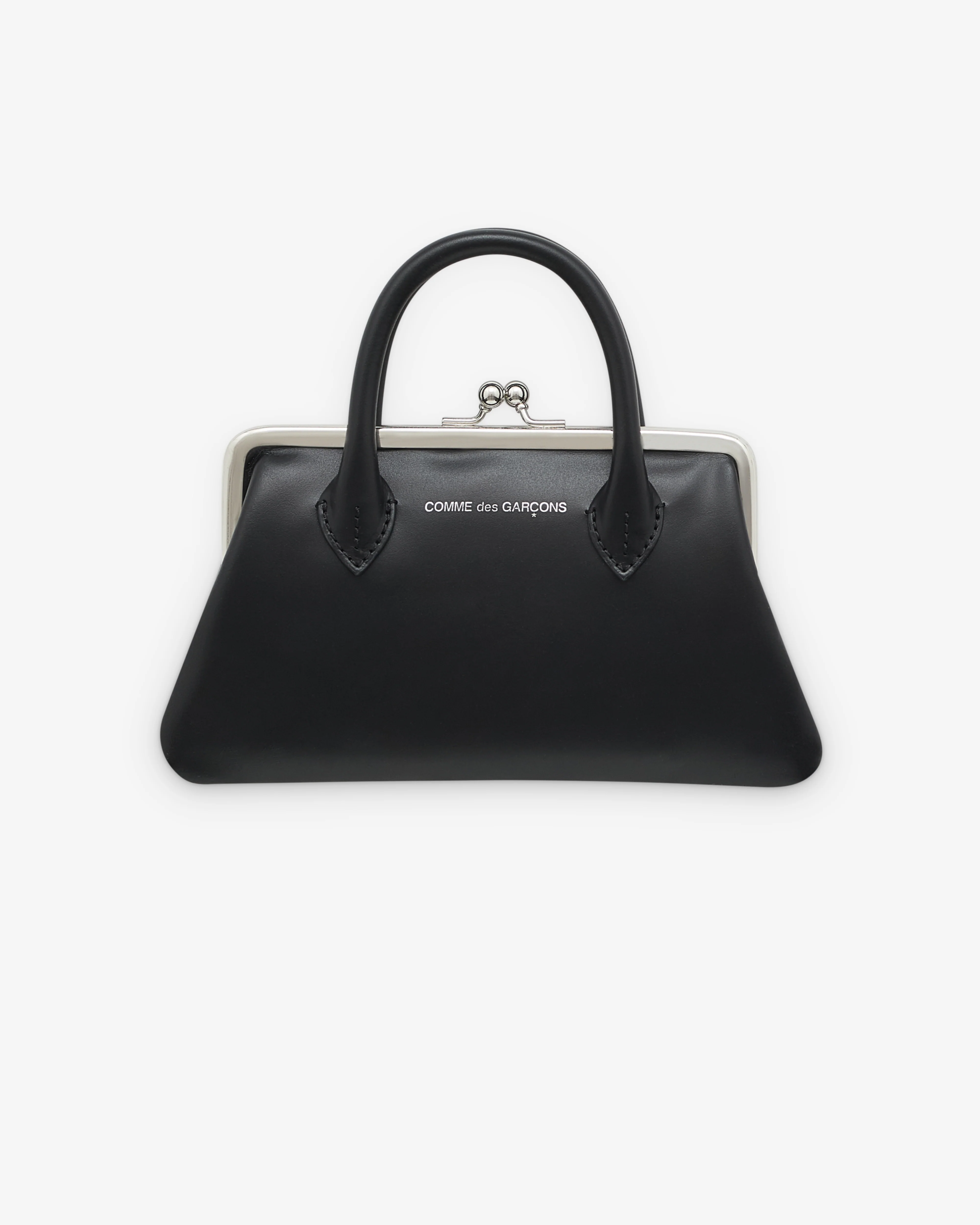 CDG Wallet - Medium Wallet With Clasp Handles - (Black SA0302CH)